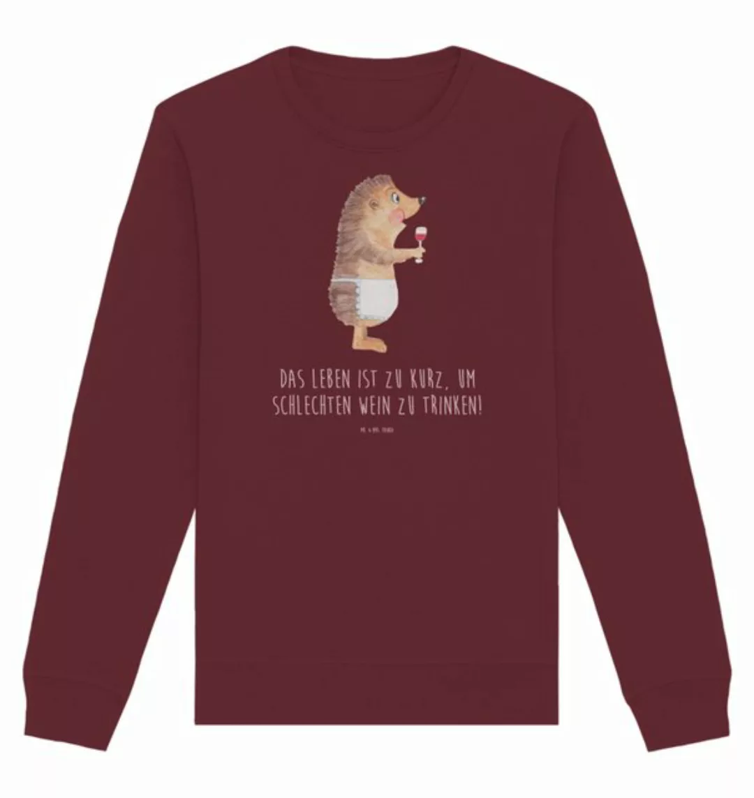 Mr. & Mrs. Panda Longpullover Igel Wein Größe XXL - Burgundy - Geschenk, Ge günstig online kaufen