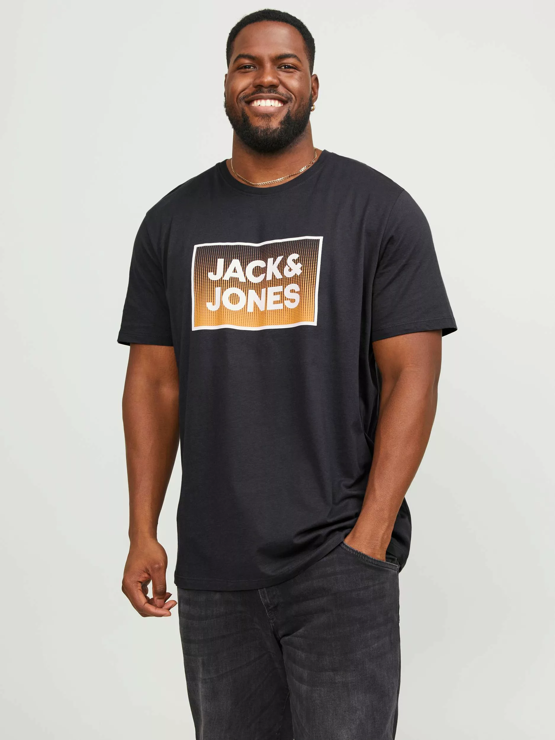 Jack&Jones T-Shirt mit Label-Print günstig online kaufen