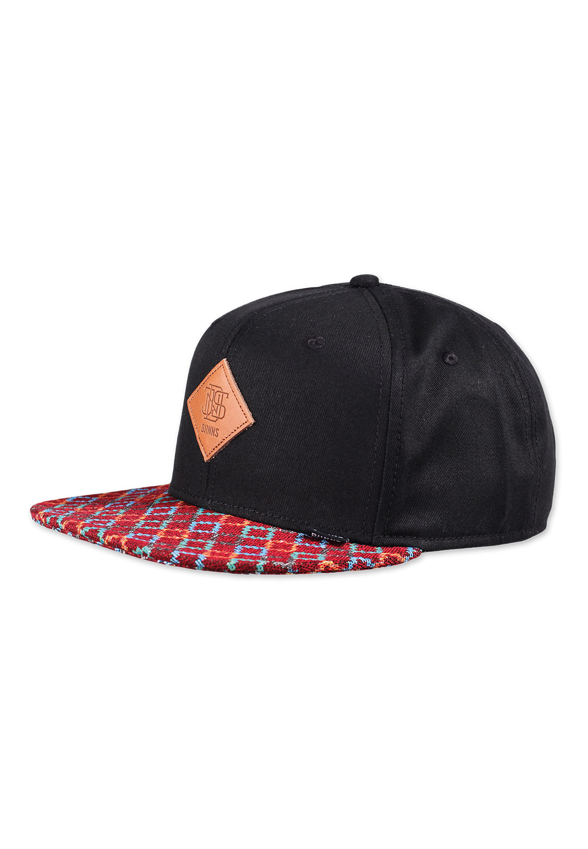 Djinns Snapback Cap 6P SB INKA TAG REV. Wine Schwarz günstig online kaufen