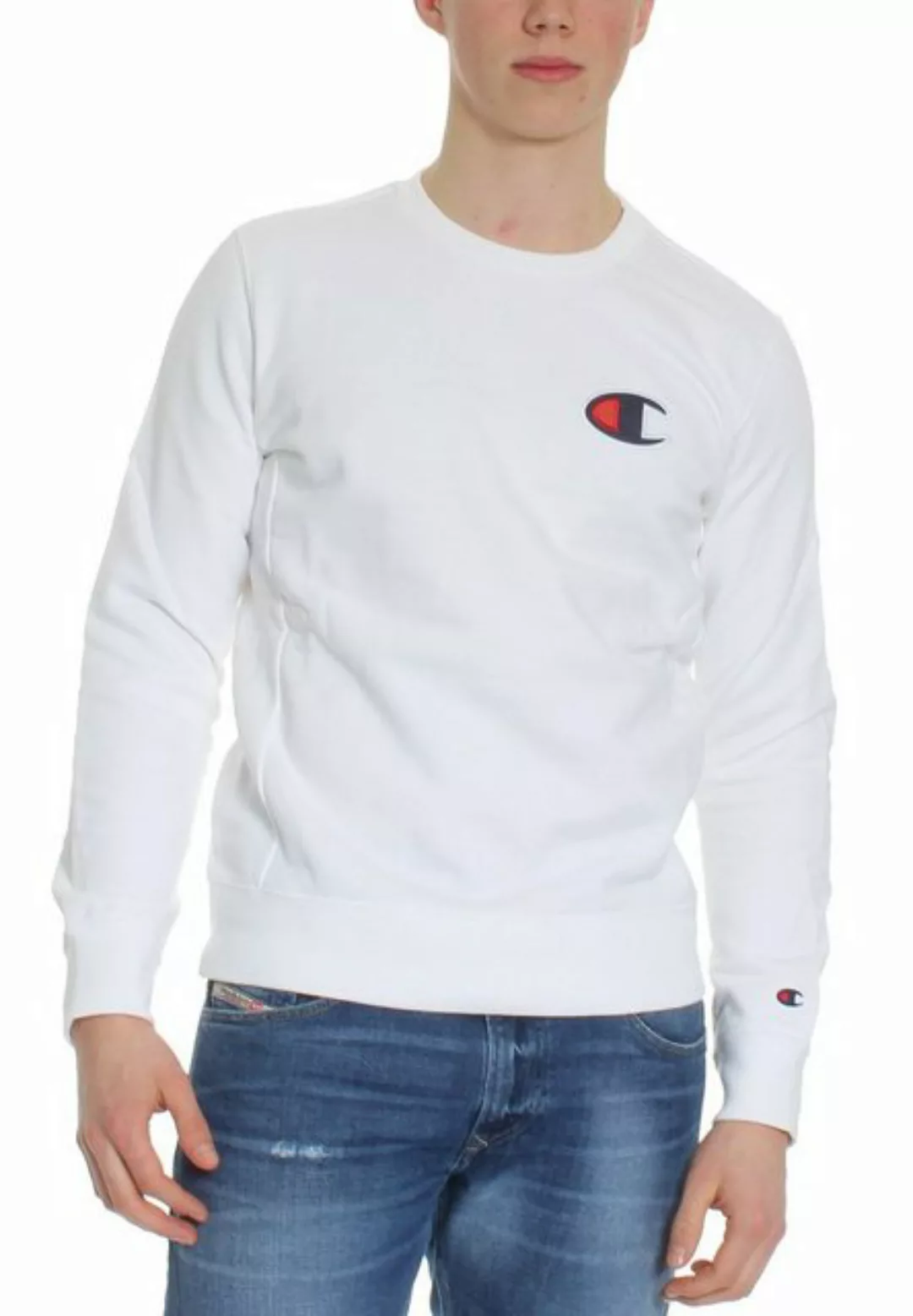 Champion Sweater Champion Sweater Herren 213513 F19 WW001 Weiss günstig online kaufen