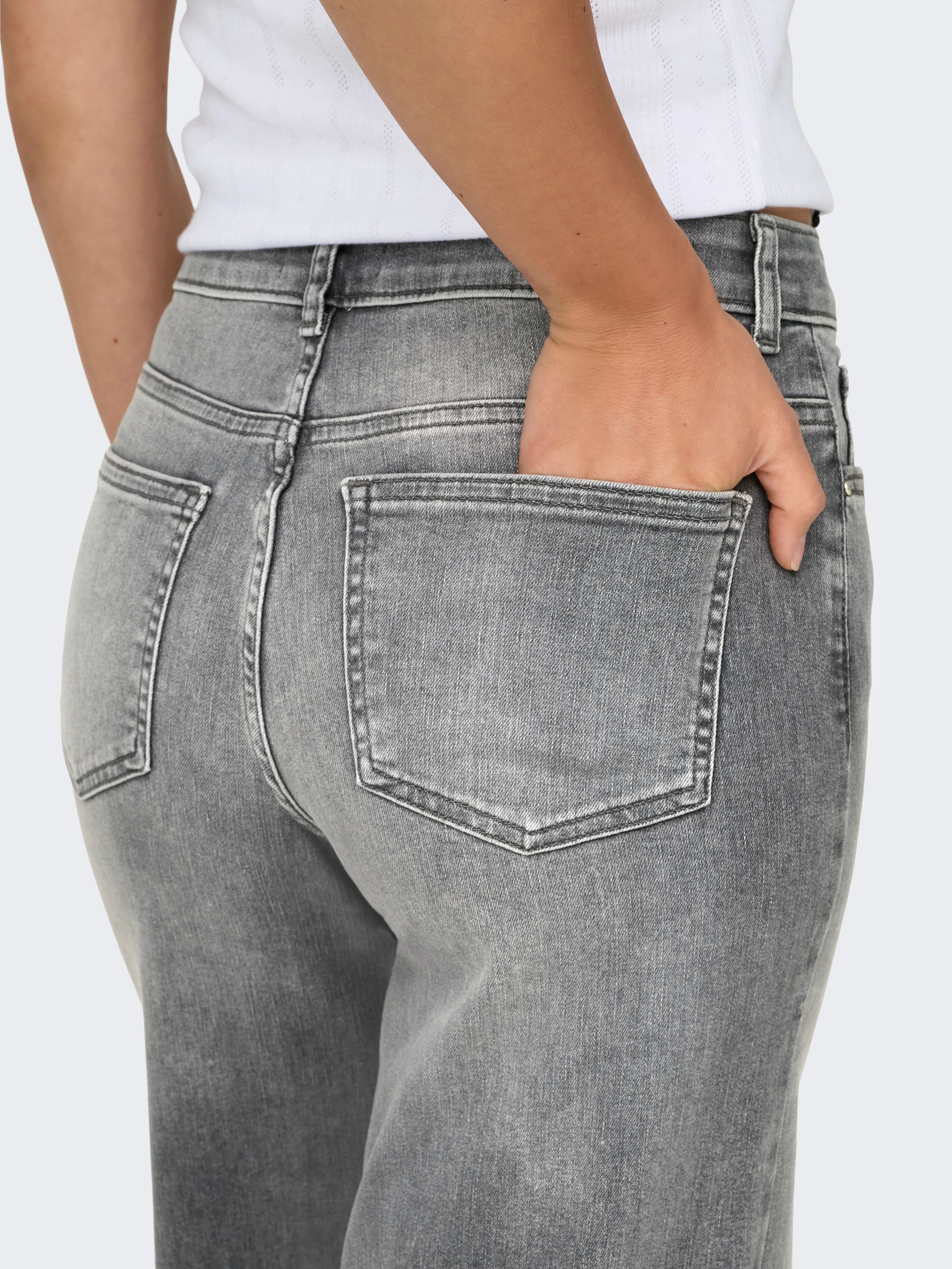 ONLY High-waist-Jeans ONLMADISON BLUSH HW WID DNM REA0938 NOOS günstig online kaufen