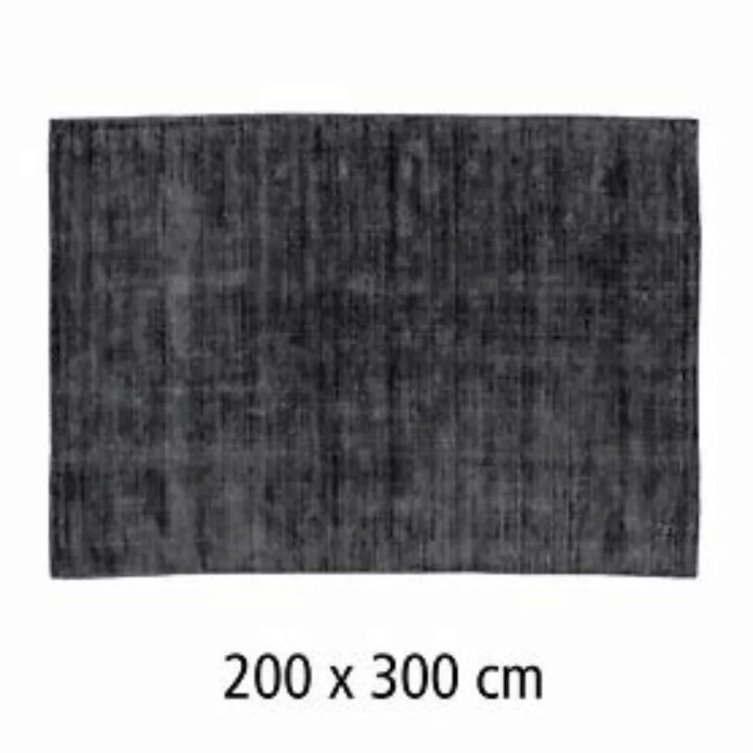 Teppich Alessa • Viskoseteppich • 3 Groessen - Anthrazit / 200 x 300 cm günstig online kaufen