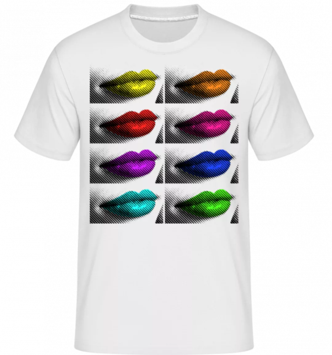 Regenbogen Lippen · Shirtinator Männer T-Shirt günstig online kaufen