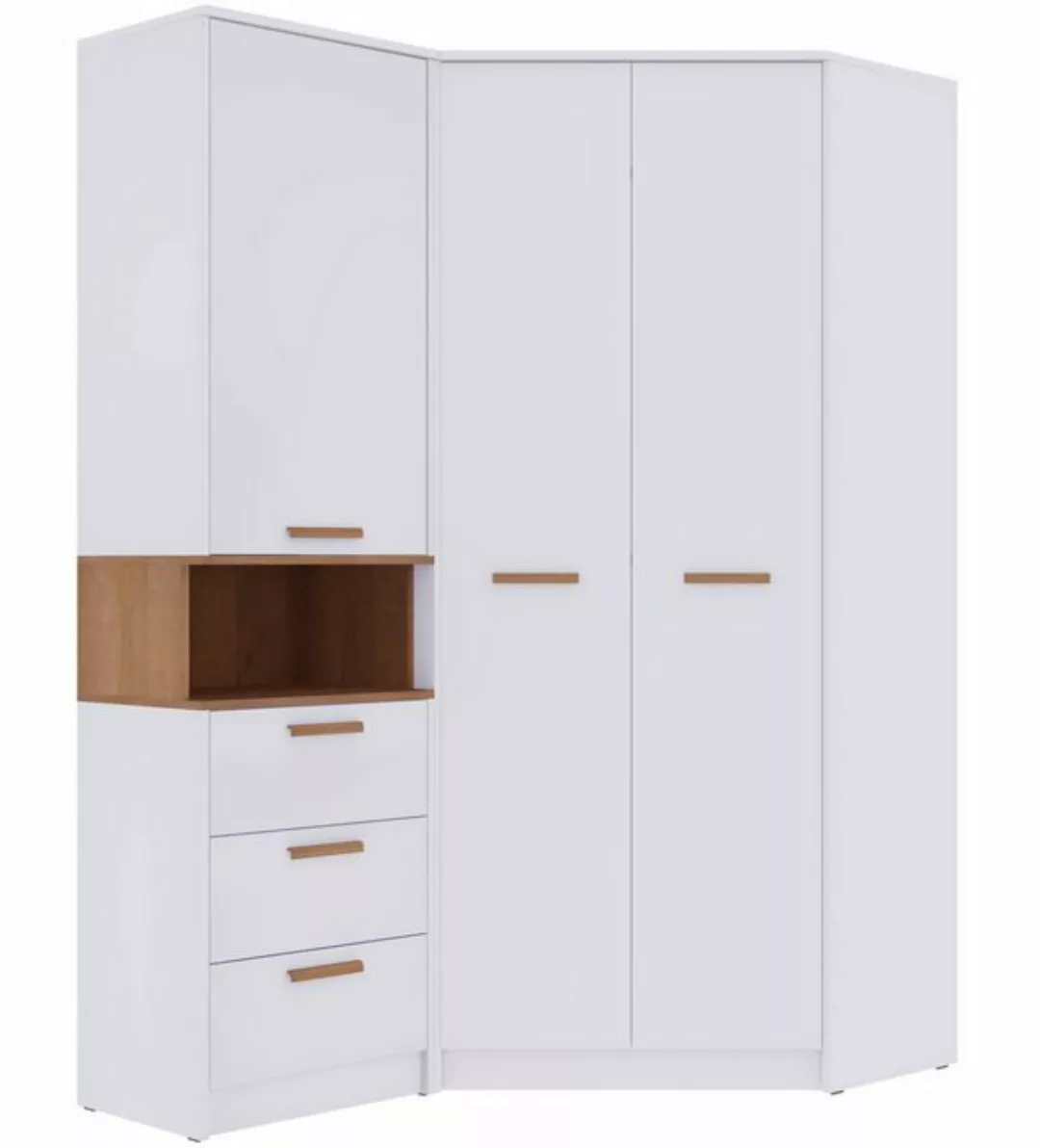 Marmex Möbel Schrank-Set GRANT SET 15N Mehrzweckschrank-Set Eckmöbelset, (2 günstig online kaufen