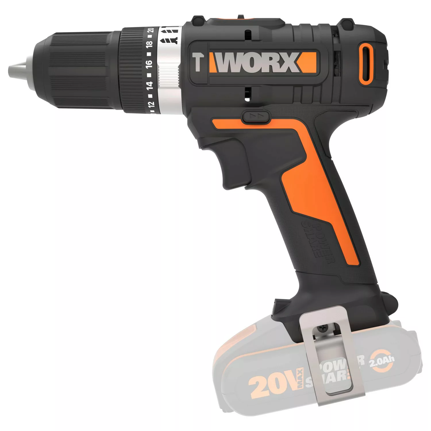 Worx 20 V Akku-Schlagbohrschrauber WX370.9 Solo günstig online kaufen