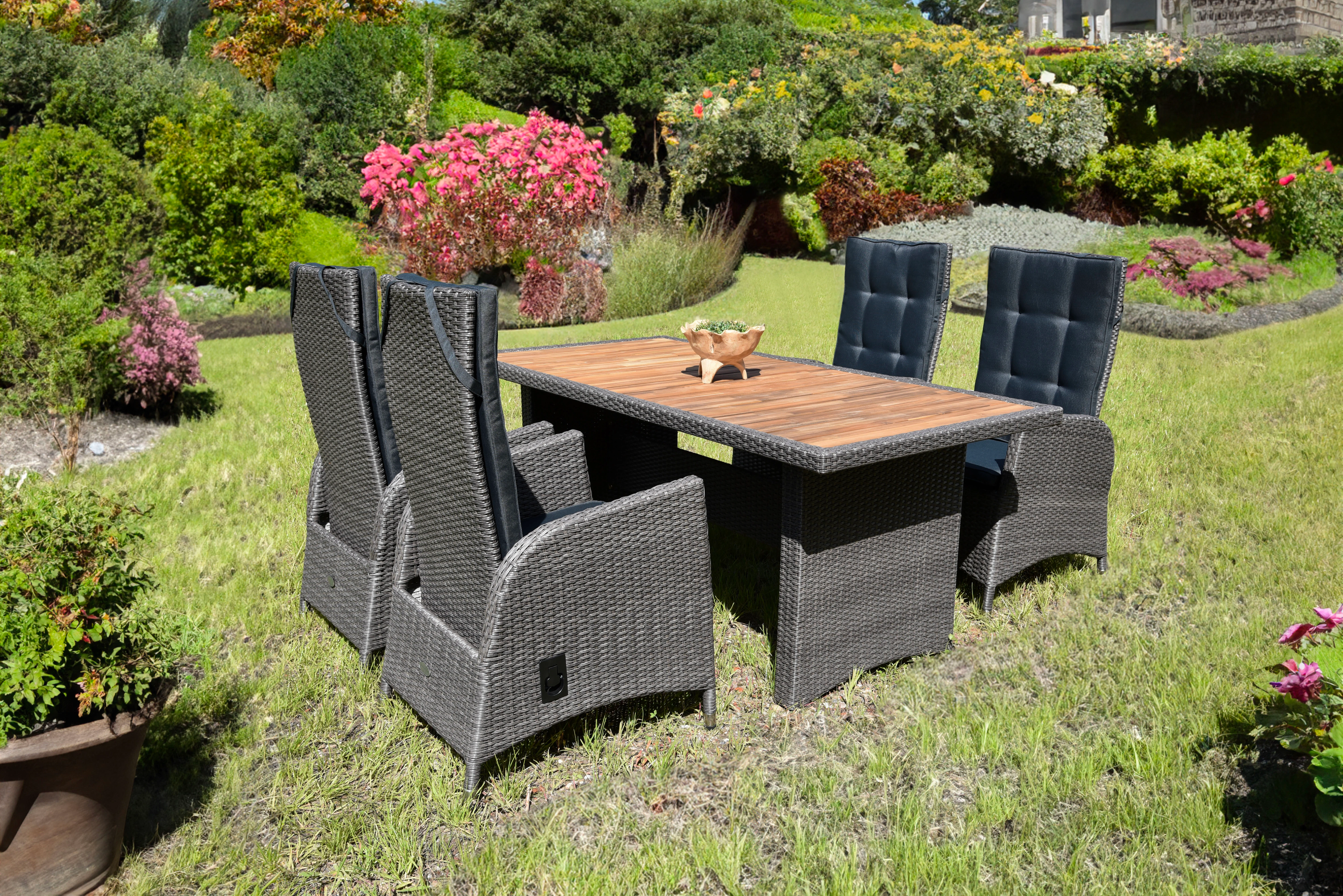 Garden Pleasure Garten-Essgruppe ", Tischgruppe "BRAGA Set 07"", (Set, 7 tl günstig online kaufen