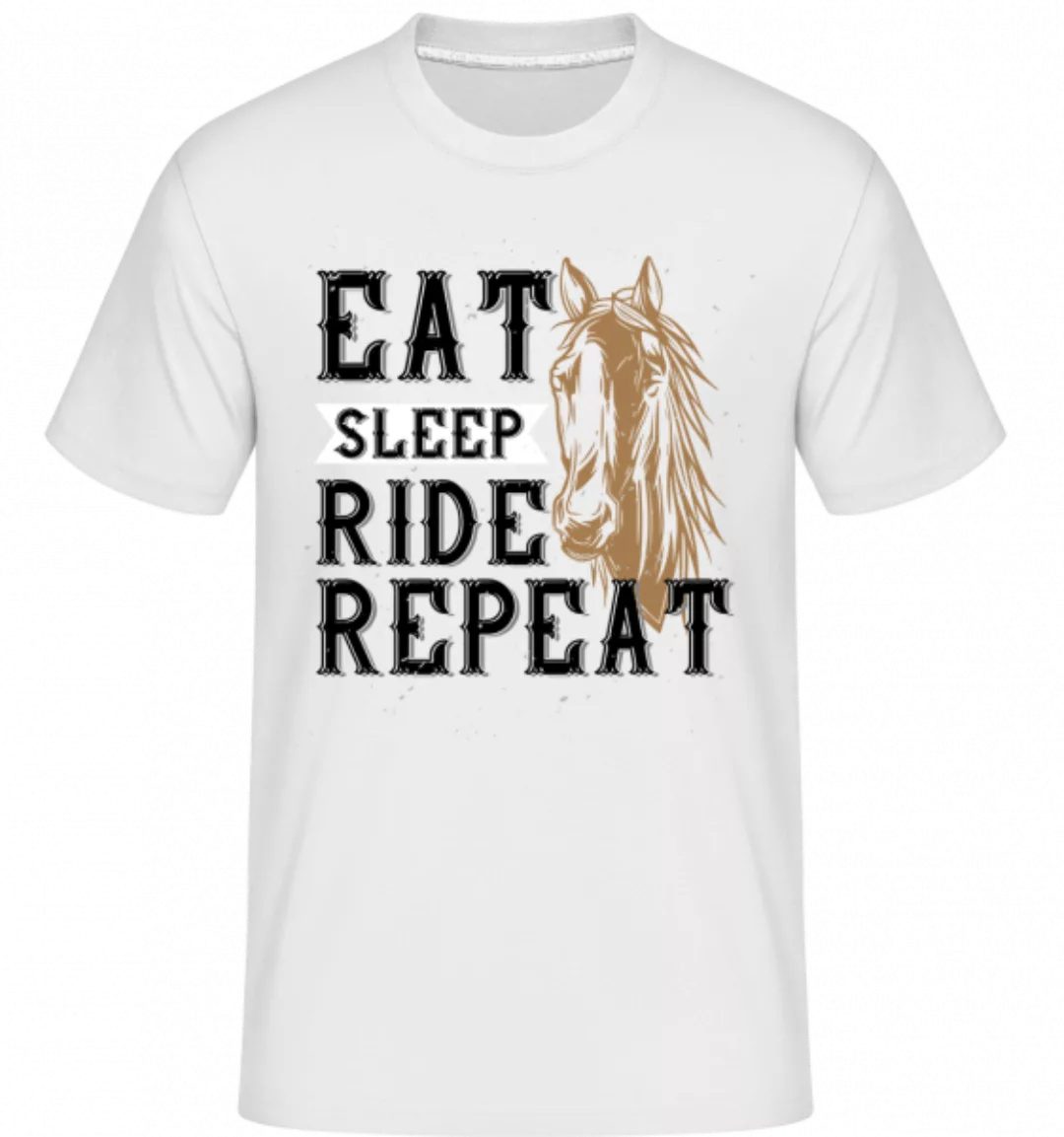 Eat Sleep Ride Repeat · Shirtinator Männer T-Shirt günstig online kaufen