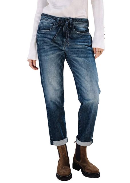 Freeman T. Porter Boyfriend-Jeans Timea Cropped Boyfriend Denim Solva günstig online kaufen