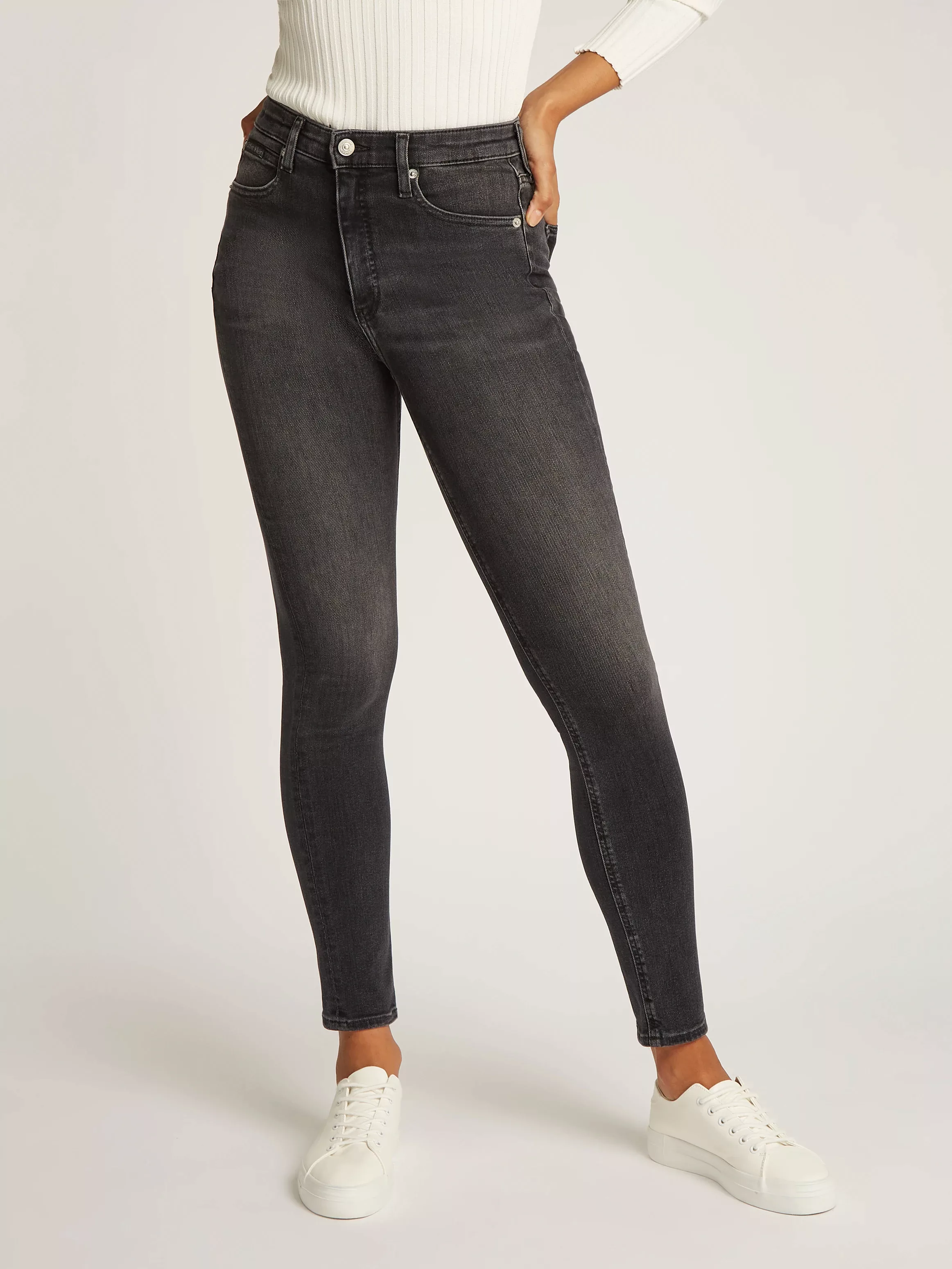 Calvin Klein Jeans Skinny-fit-Jeans "HIGH RISE SKINNY", mit Coinpocket, lei günstig online kaufen