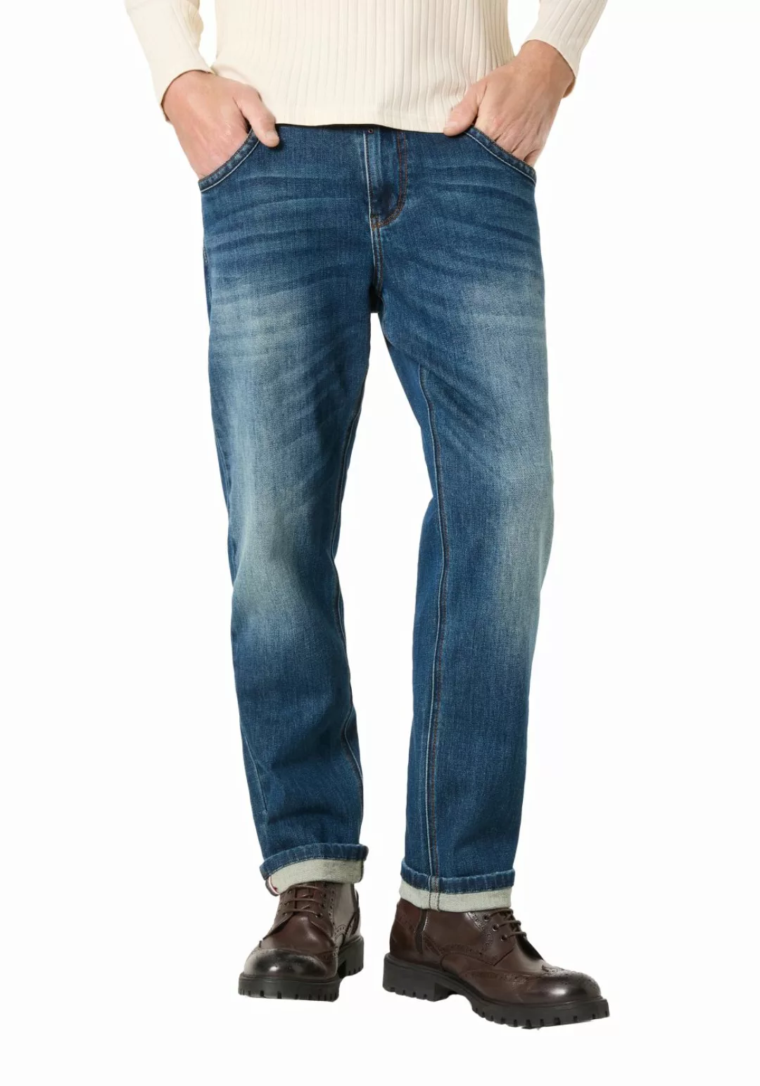 TIMEZONE Herren Jeans REGULAR JACKTZ - Regular Fit - Mid Waist - Blau günstig online kaufen