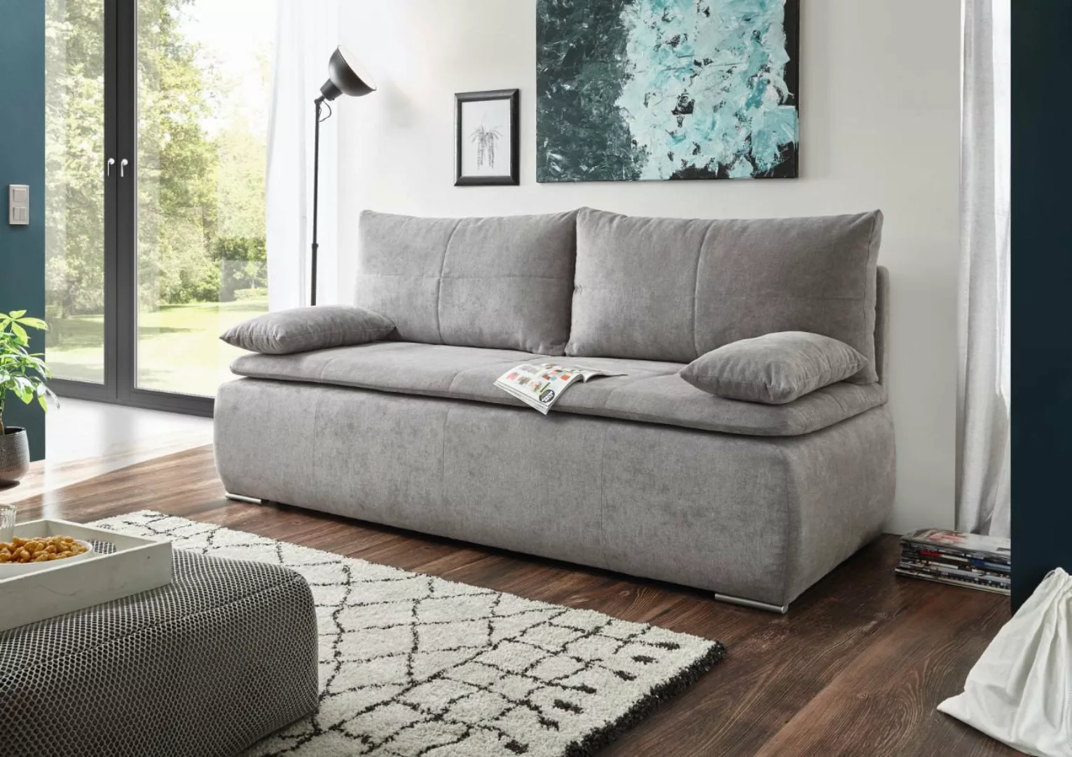 ED EXCITING DESIGN Schlafsofa, Jana Schlafsofa 208x95 cm Sofa Couch Schlafc günstig online kaufen