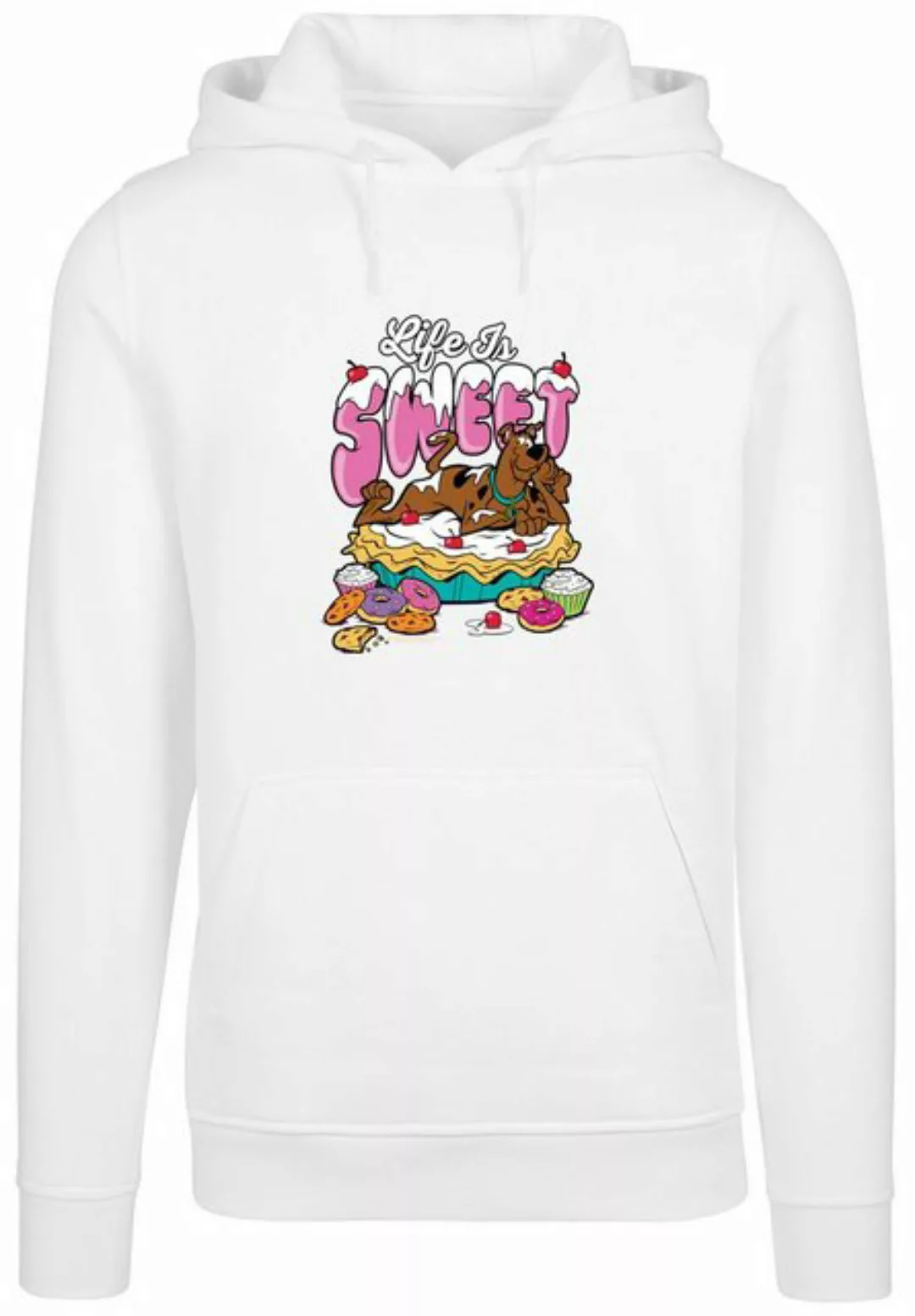 F4NT4STIC Sweatshirt "F4NT4STIC Herren Scooby Doo Life Is Sweet -BLK with H günstig online kaufen