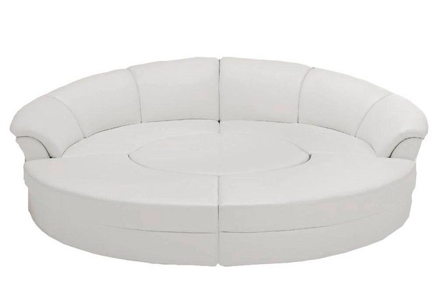 JVmoebel Sofa Runde Xxl Polster Wohnlandschaft Rundsofa Ecksofa Ledersofa, günstig online kaufen