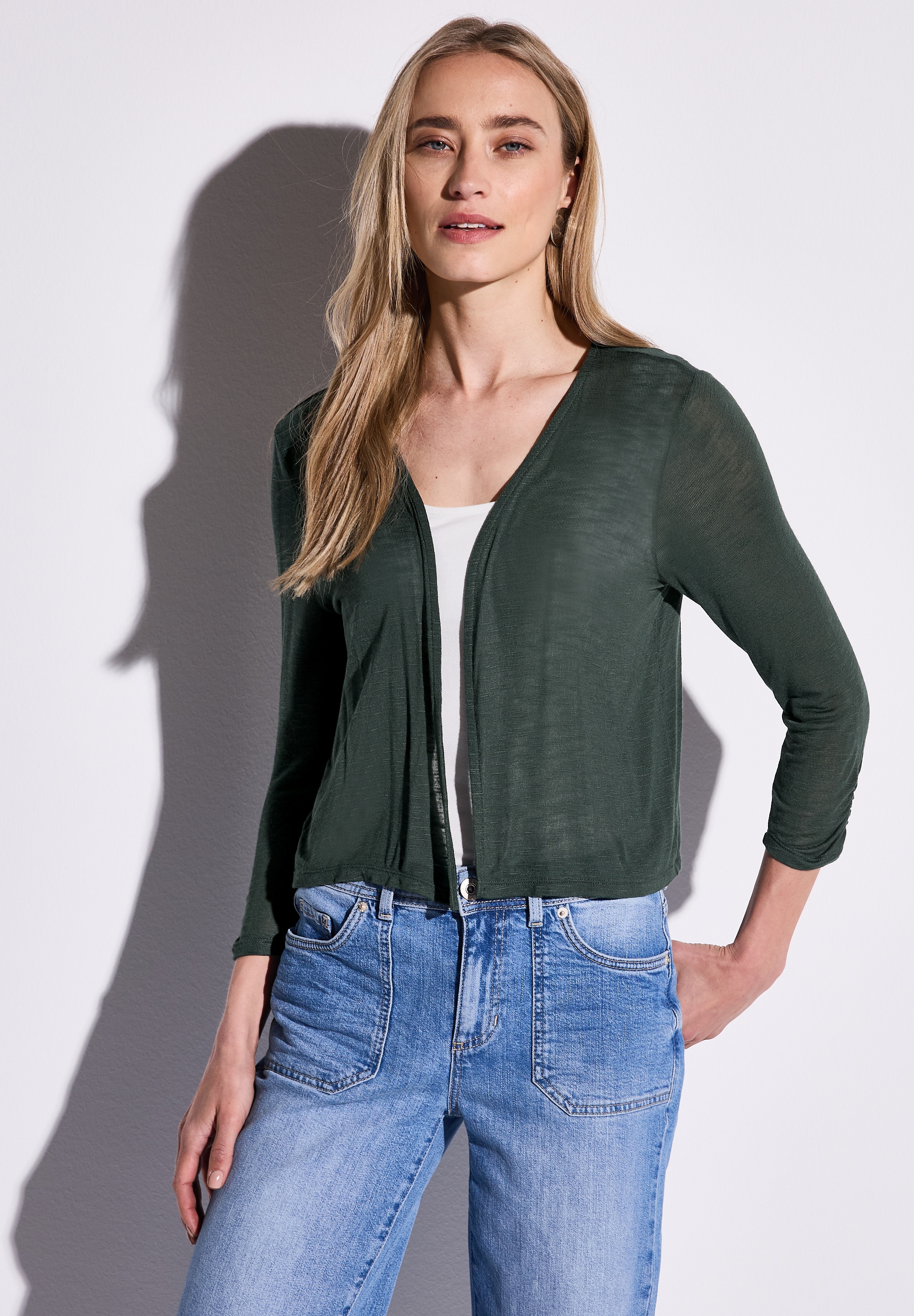 STREET ONE Cardigan, mit 3/4 Ärmeln günstig online kaufen