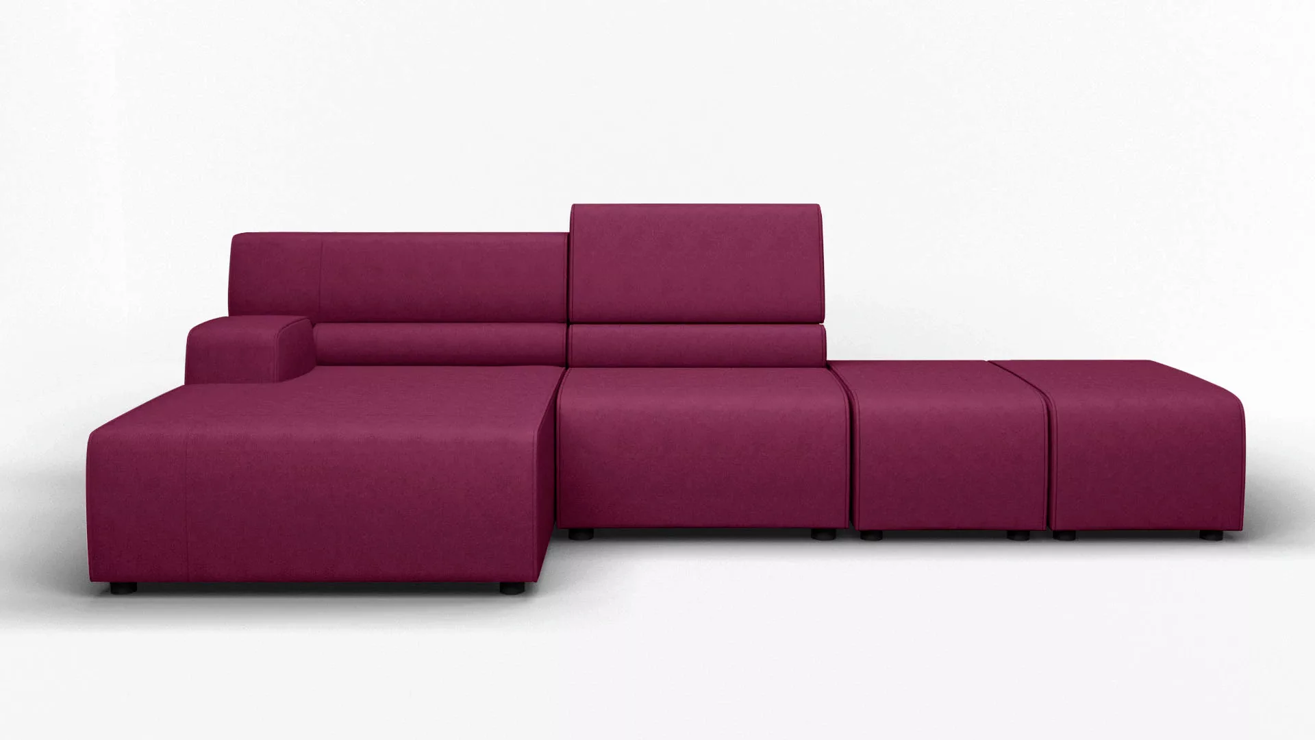 Egoitaliano Ecksofa "Babouche, Designsofa mit außergewöhnlichem Sitzkomfort günstig online kaufen