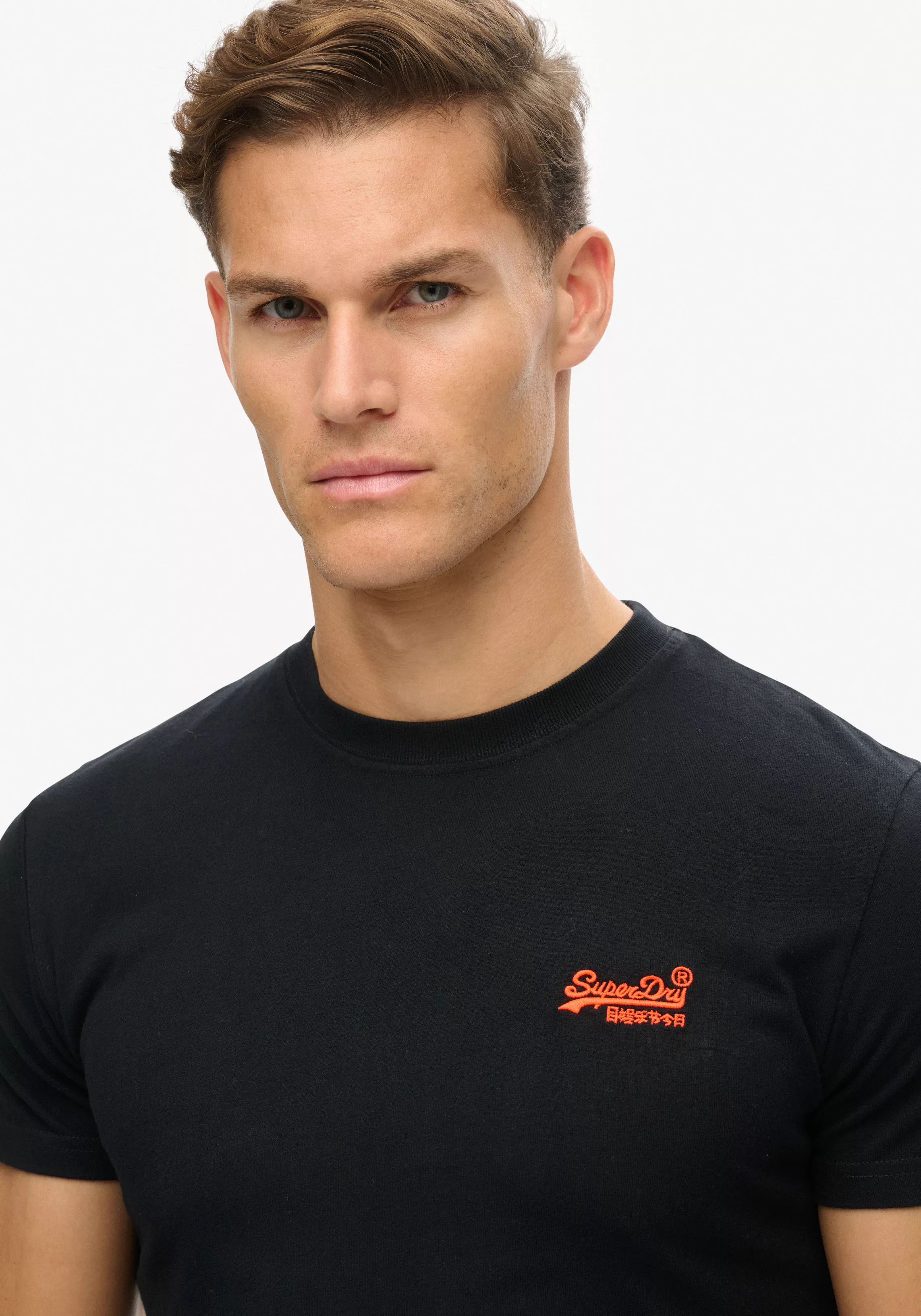 Superdry Rundhalsshirt "Organic Cotton Essential Logo T-Shirt" günstig online kaufen