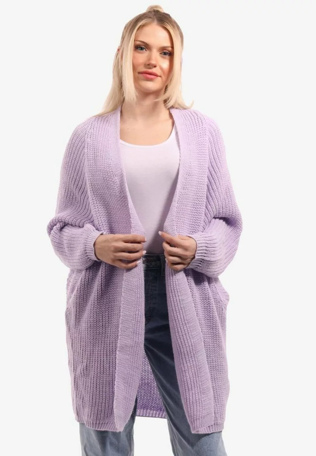 YC Fashion & Style Cardigan Oversize Cardigan Strickjacke Basic-Form versch günstig online kaufen