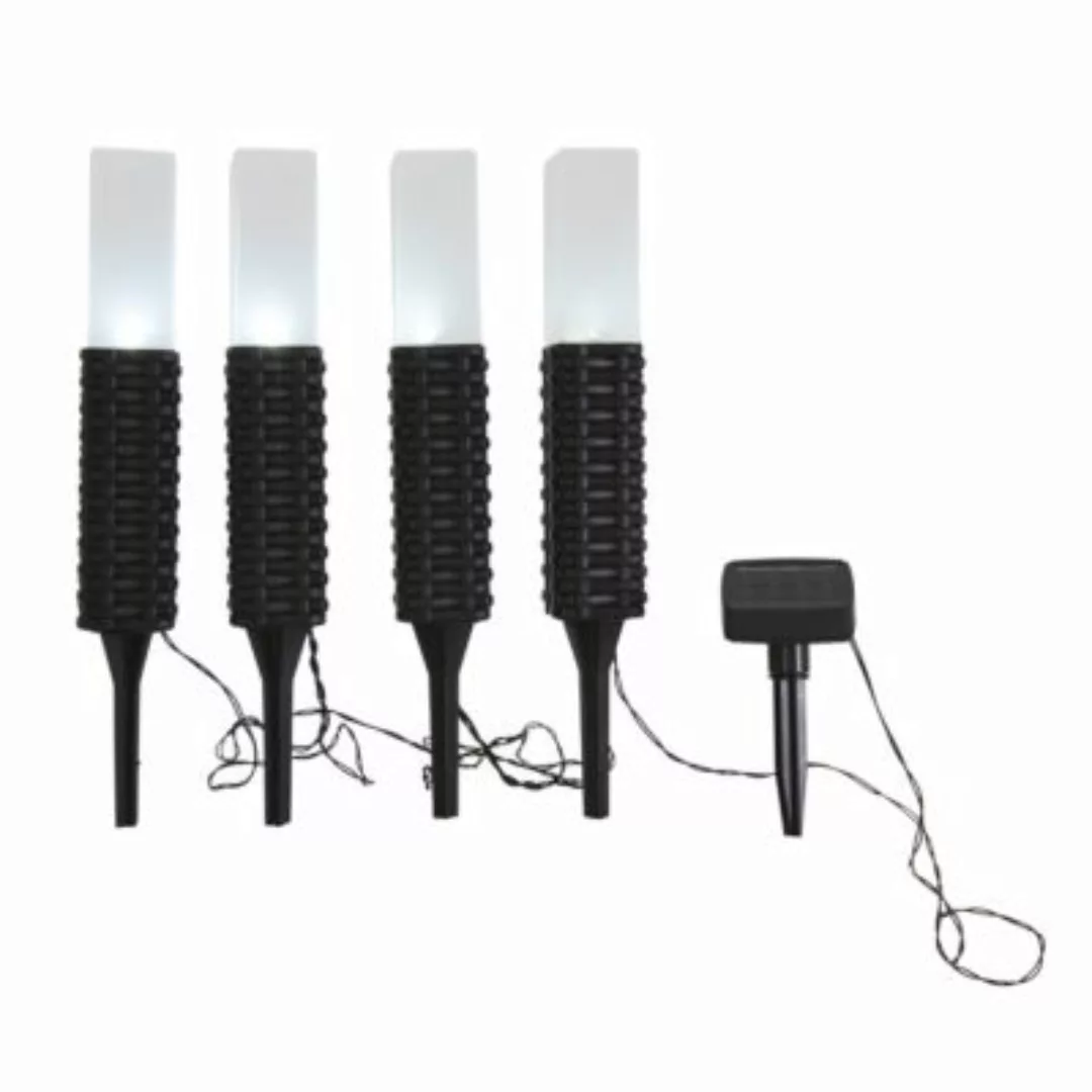 LED-Outdoor-Erdspieß 4er-Set NV4125022 schwarz Kunststoff B/H/L: ca. 6x43x6 günstig online kaufen