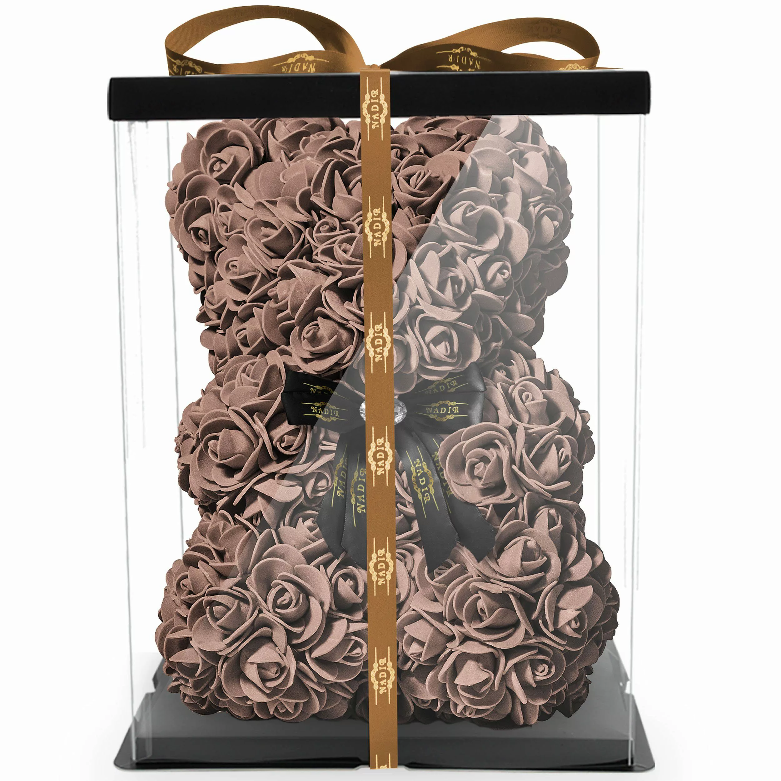 Kunstblume Rosenbär mit Geschenkbox Farben mit günstig online kaufen