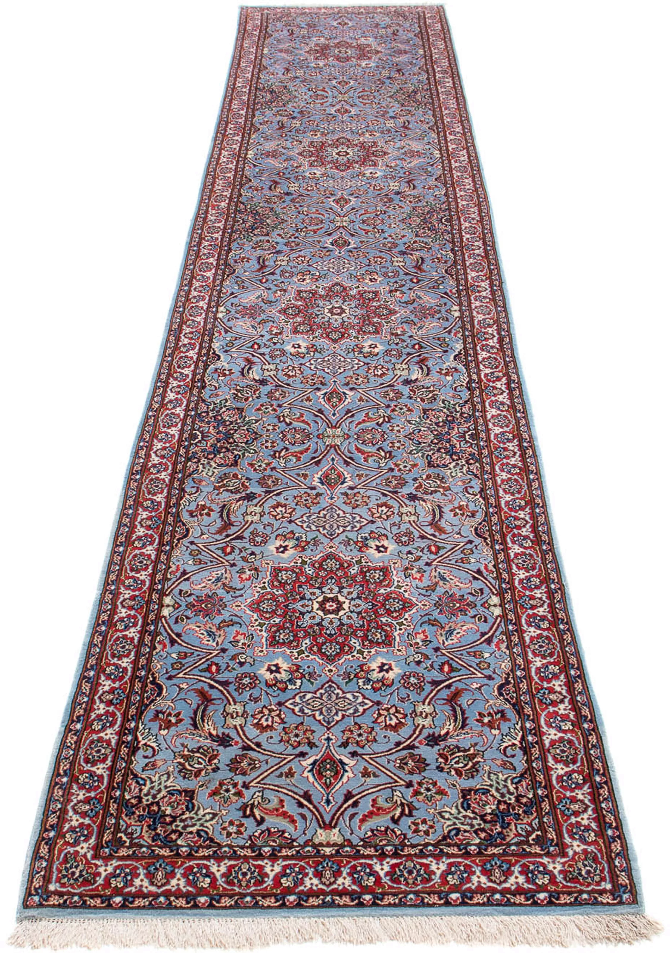 morgenland Orientteppich »Perser - Isfahan - Premium - 438 x 80 cm - lila«, günstig online kaufen