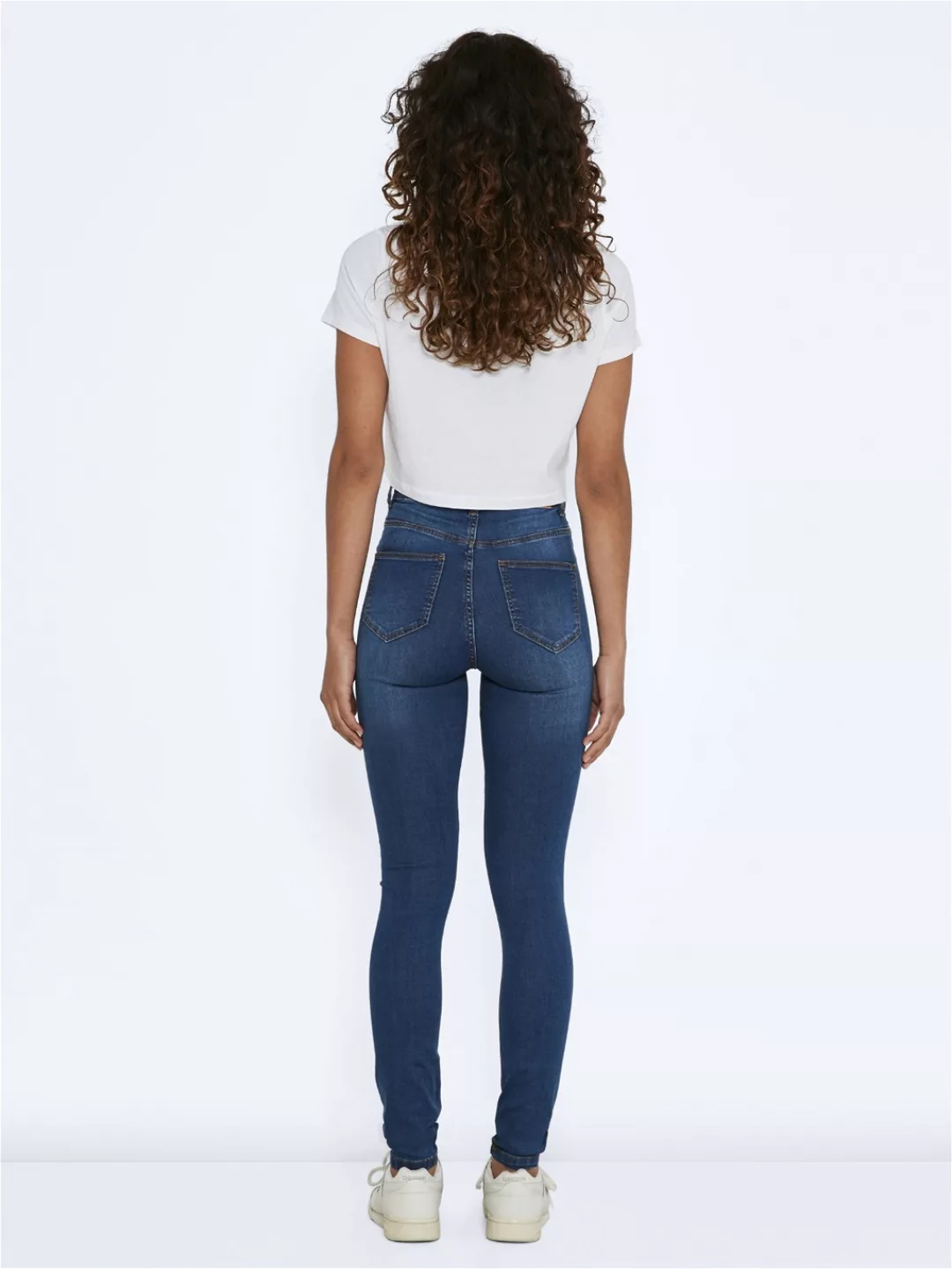 Noisy May Callie High Waist Skinny Vi021mb Jeans 31 Medium Blue Denim günstig online kaufen