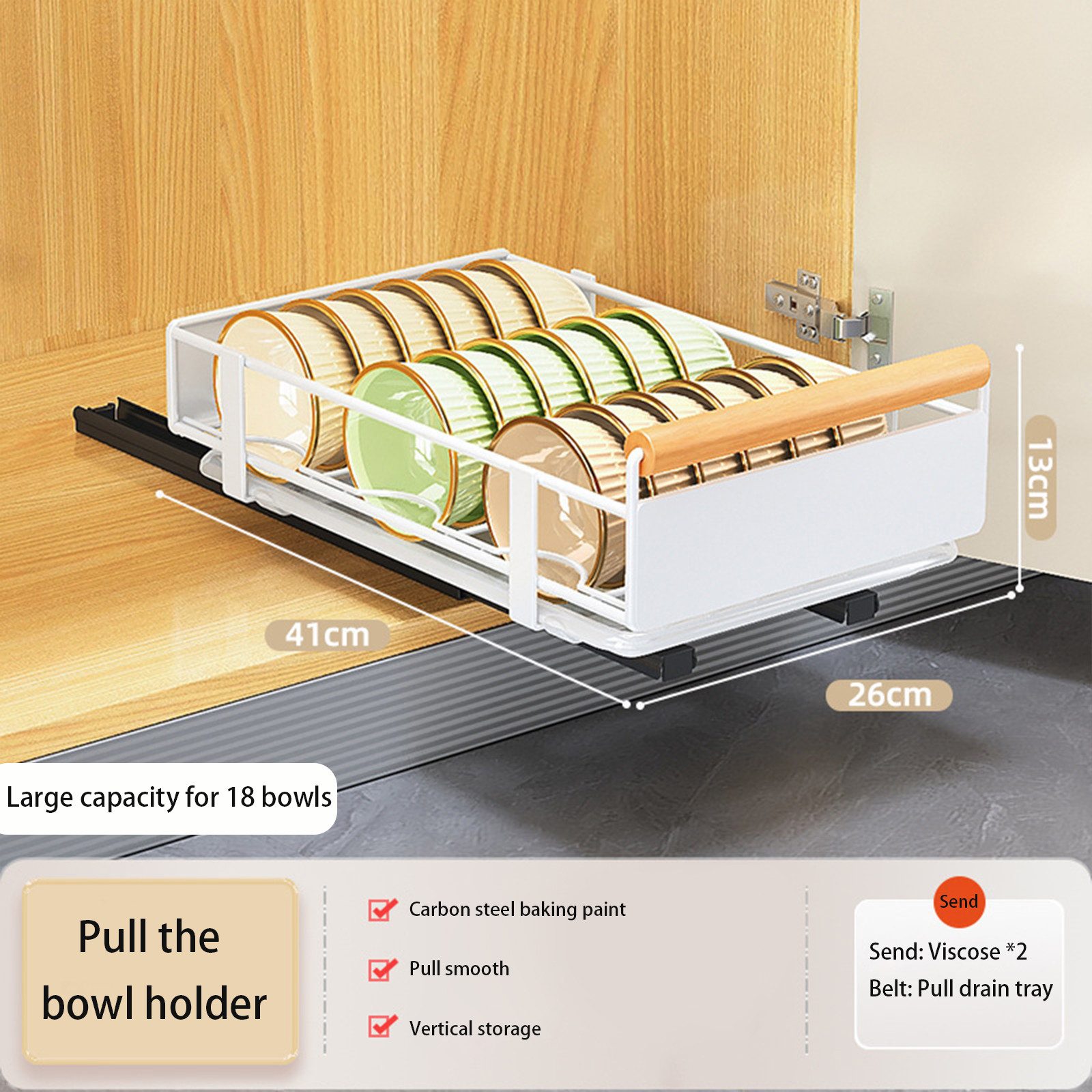 GarveeMore Küchenorganizer-Set Ausziehschrank Unter-Spüle Rack Küchenregal günstig online kaufen