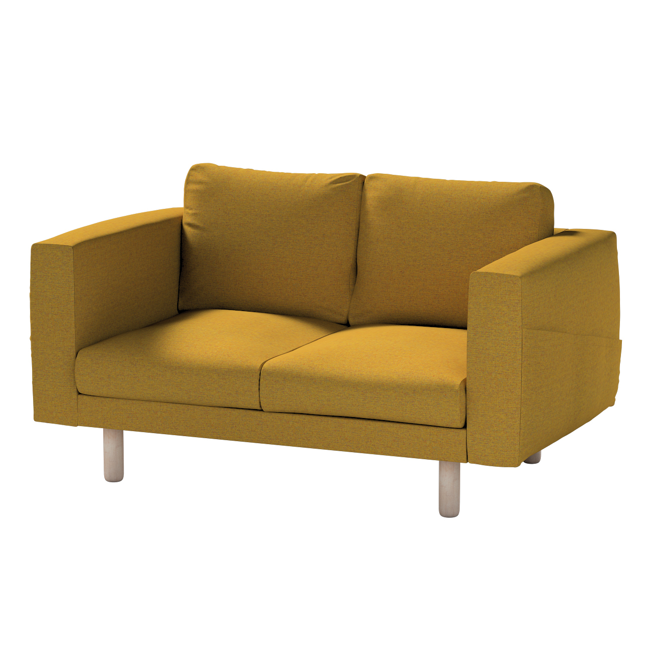 Bezug für Norsborg 2-Sitzer Sofa, gelb, Norsborg 2-Sitzer Sofabezug, Madrid günstig online kaufen
