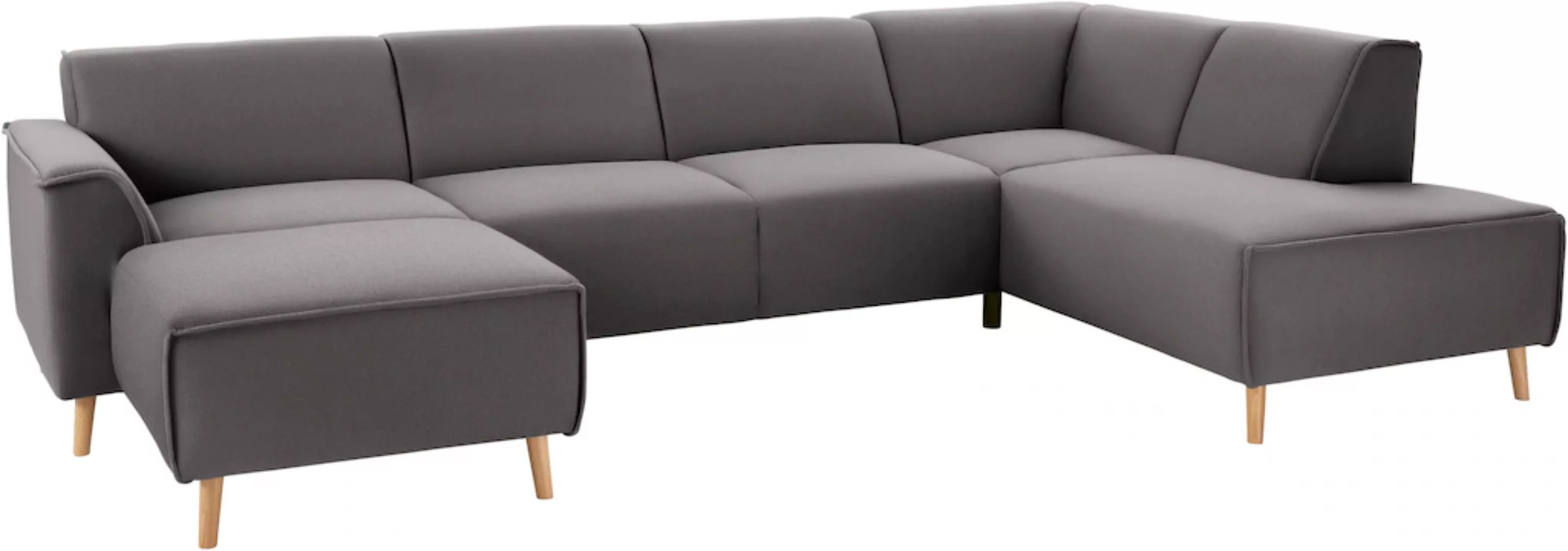 andas Wohnlandschaft "Janek Scandic Design, elegant und zeitlos U-Form", mi günstig online kaufen