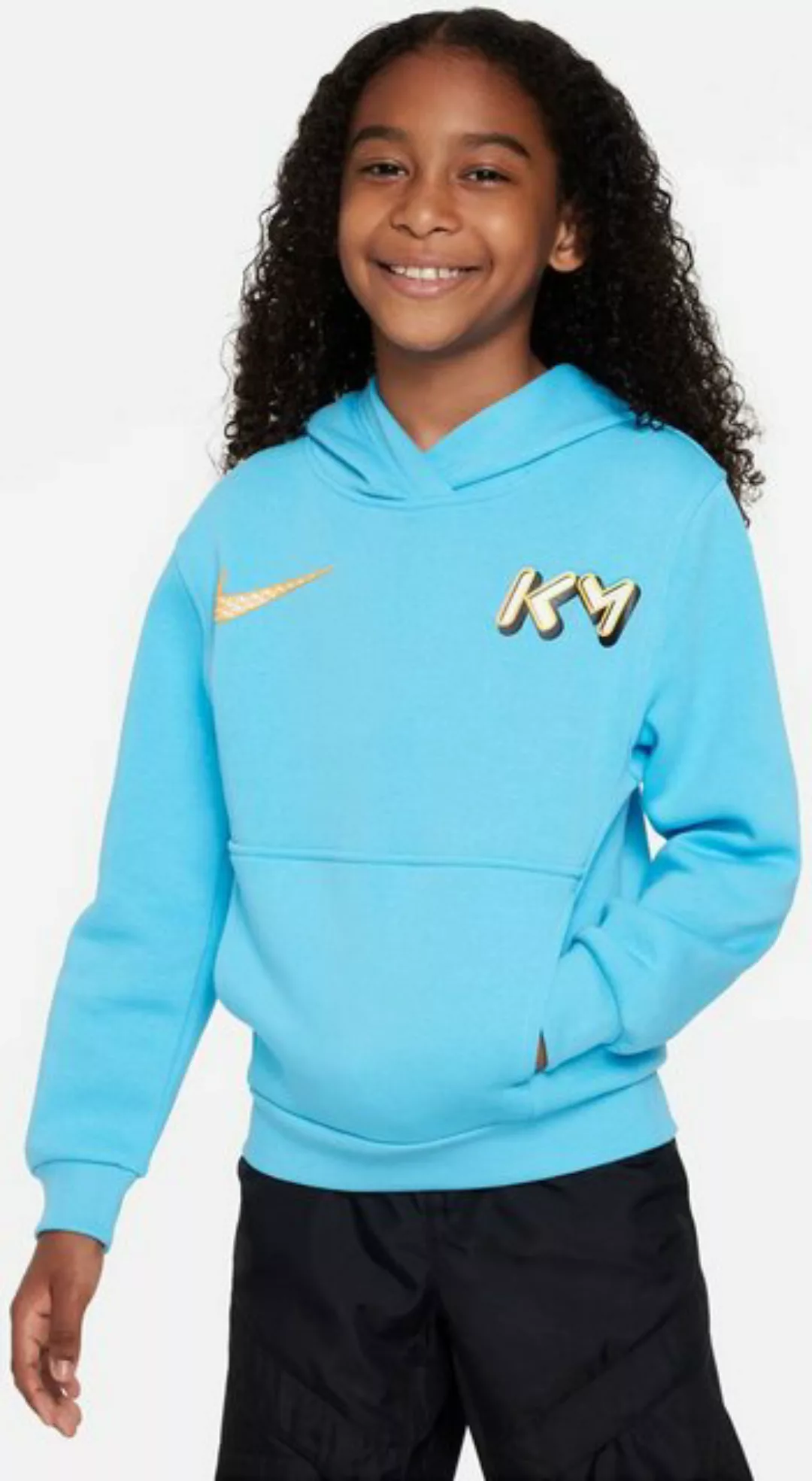 Nike Sweatshirt KM K NSW CLUB FLC HDY BALTIC BLUE günstig online kaufen