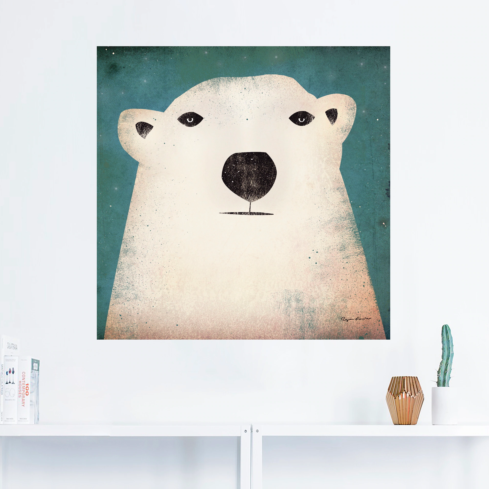 Artland Wandbild »Eisbär«, Tiere, (1 St.), als Poster, Wandaufkleber in ver günstig online kaufen
