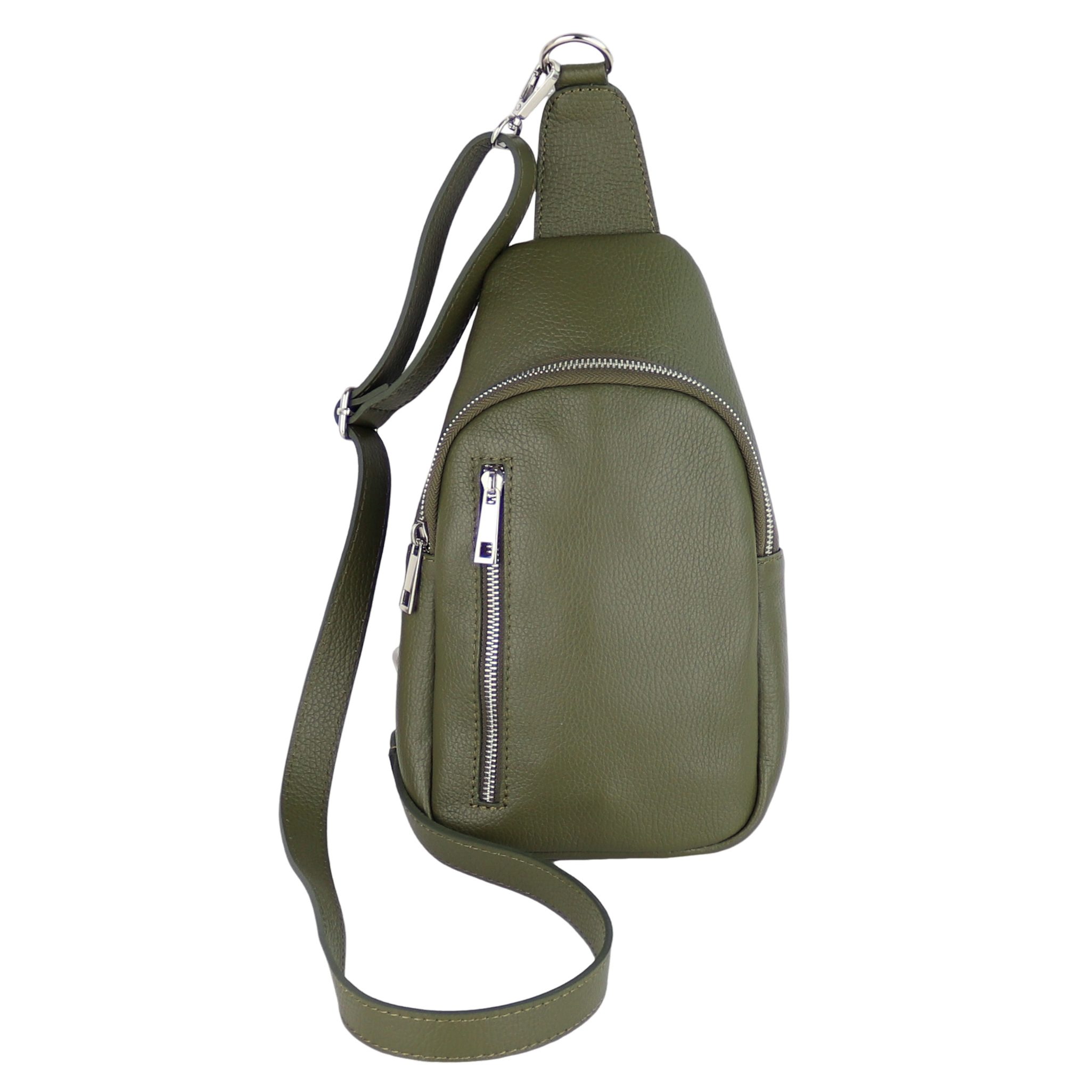 MIRROSI Umhängetasche Sling Bag,Brusttasche, aus Echtleder, günstig online kaufen