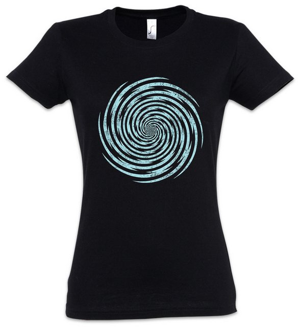 Urban Backwoods Print-Shirt Spiral Lightning Damen T-Shirt Spirale Hypnose günstig online kaufen