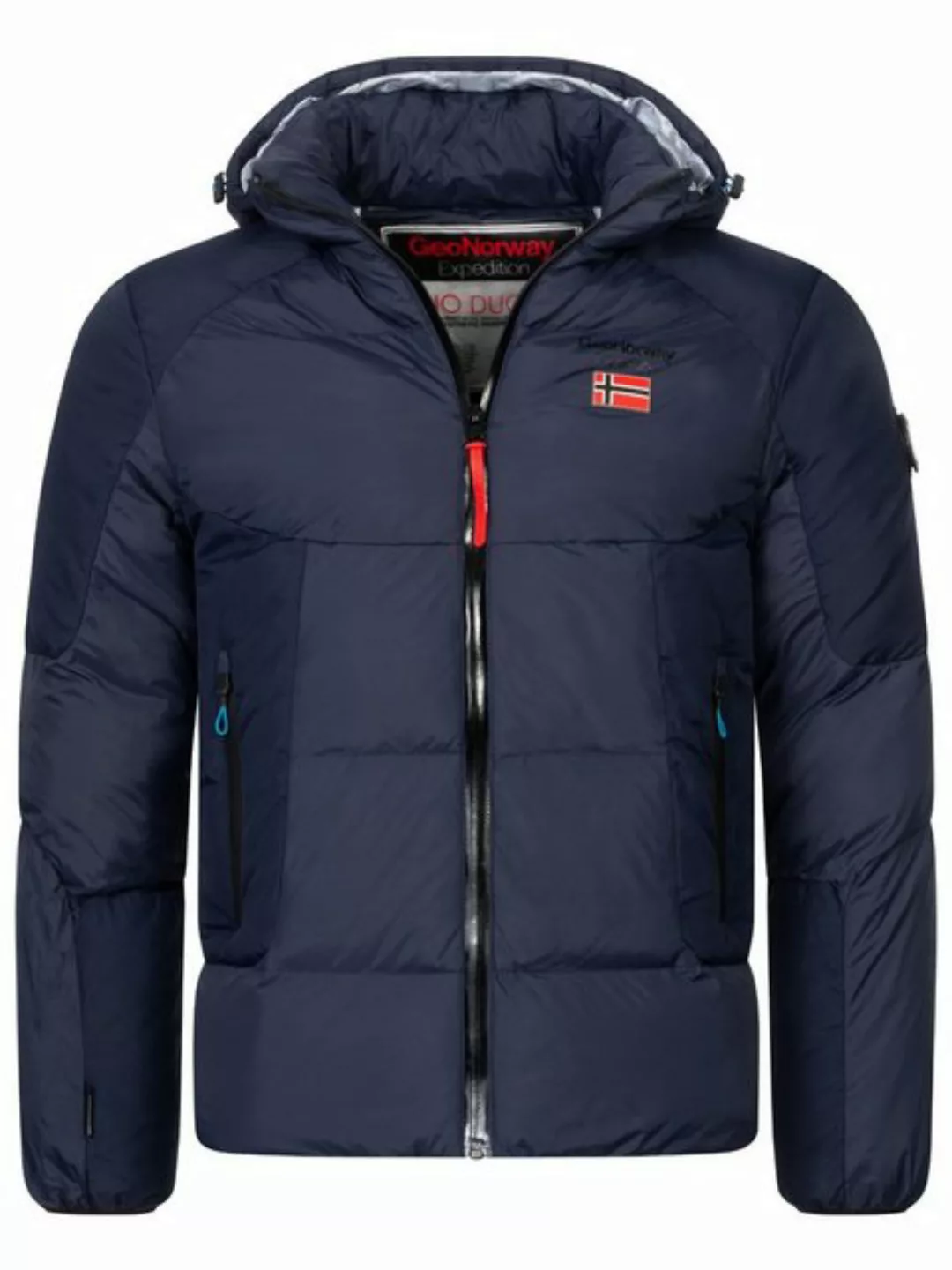 Geo Norway Winterjacke Herren Winterjacke Steppjacke mit Kapuze h-362 günstig online kaufen