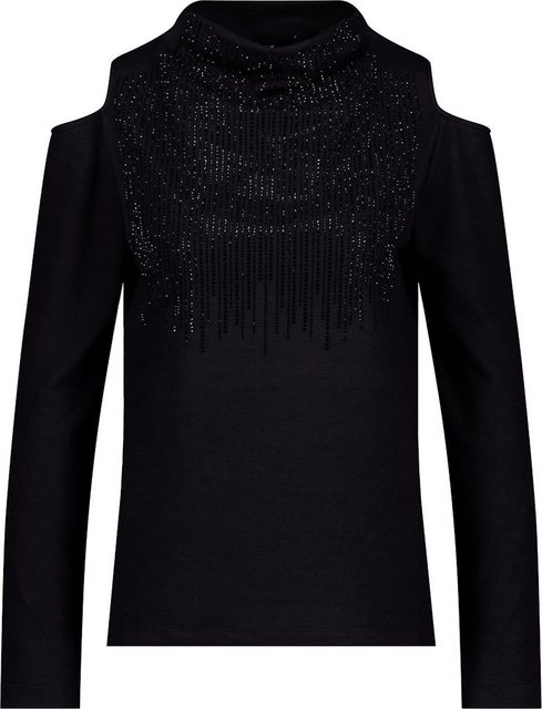 Monari Blusenshirt Shirt mit Cut-outs schwarz günstig online kaufen