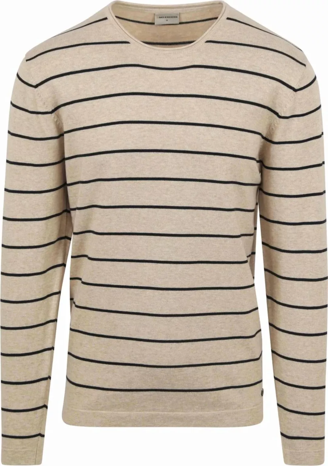 NO EXCESS Strickpullover Pullover Crewneck Stripe günstig online kaufen