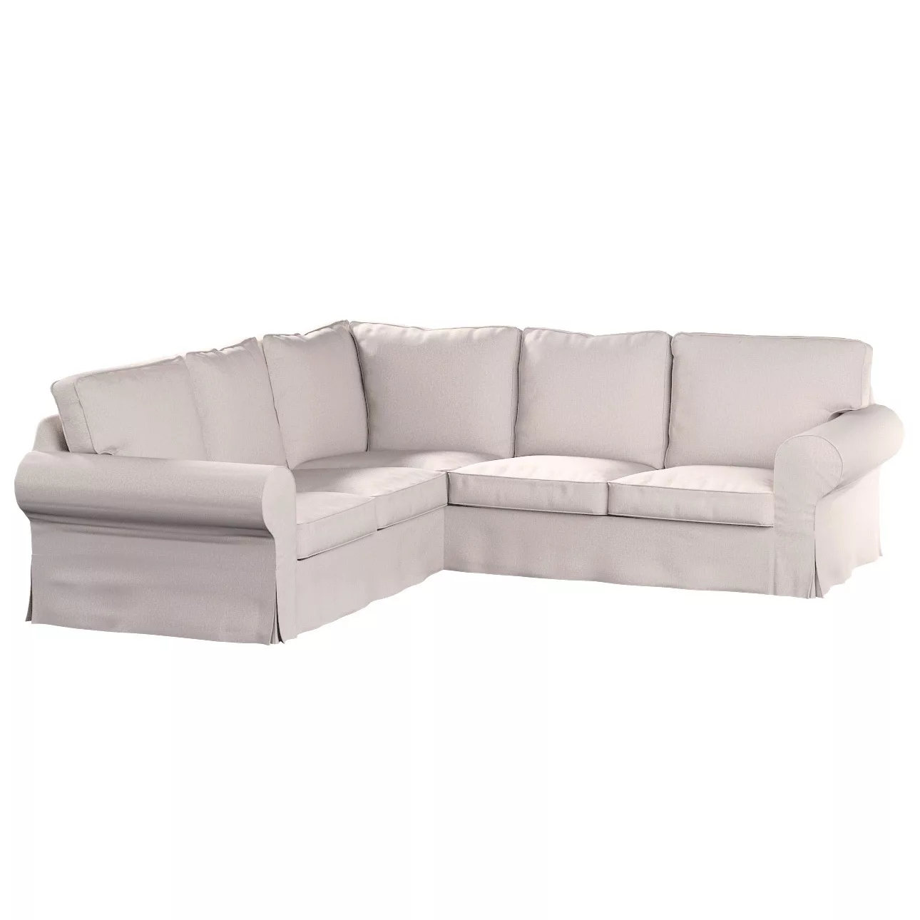 Bezug für Ektorp Ecksofa, hellbeige, Sofahusse für Ektorp Ecksofa, Madrid ( günstig online kaufen