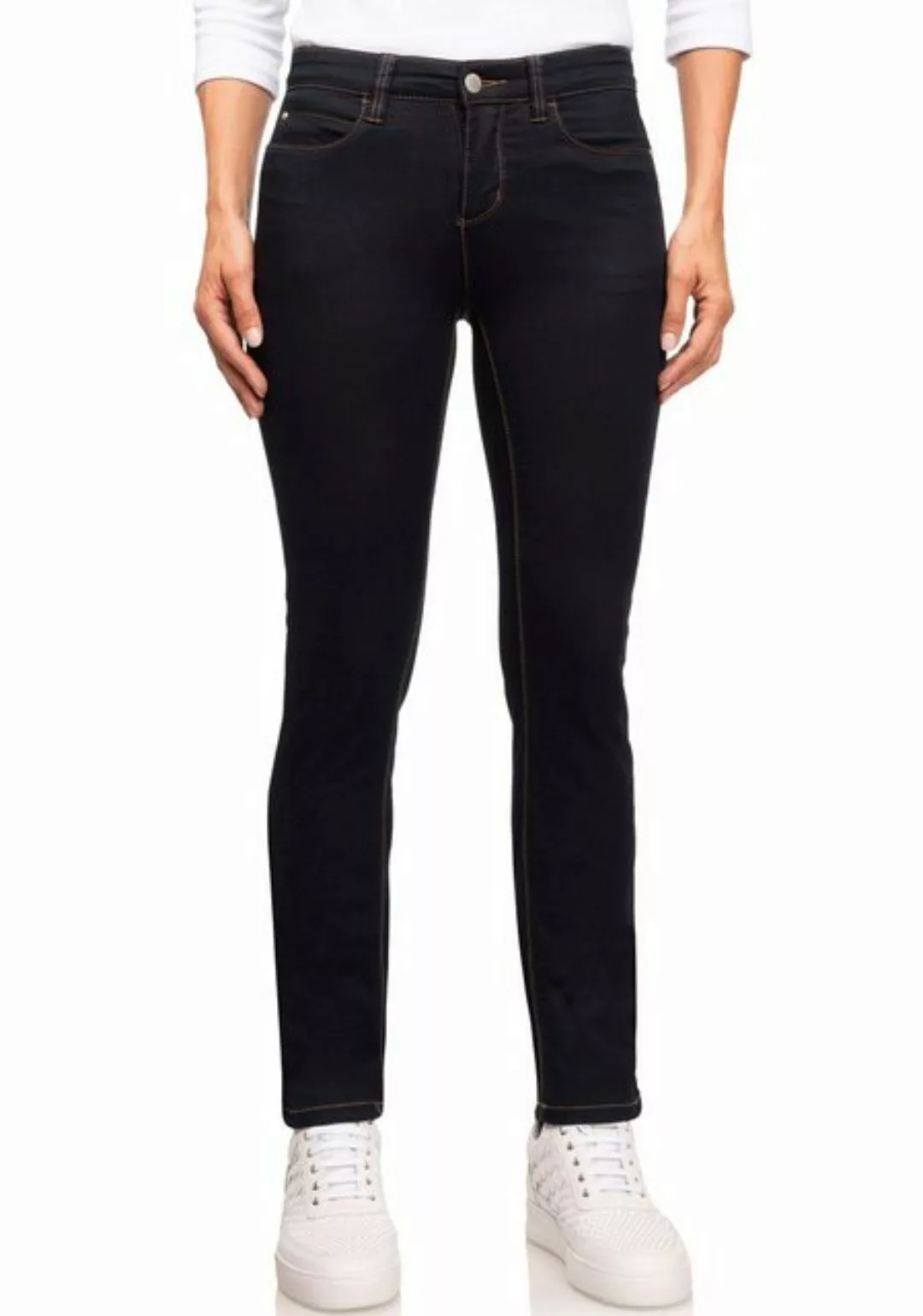 wonderjeans Slim-fit-Jeans Klassischer gerader Schnitt günstig online kaufen