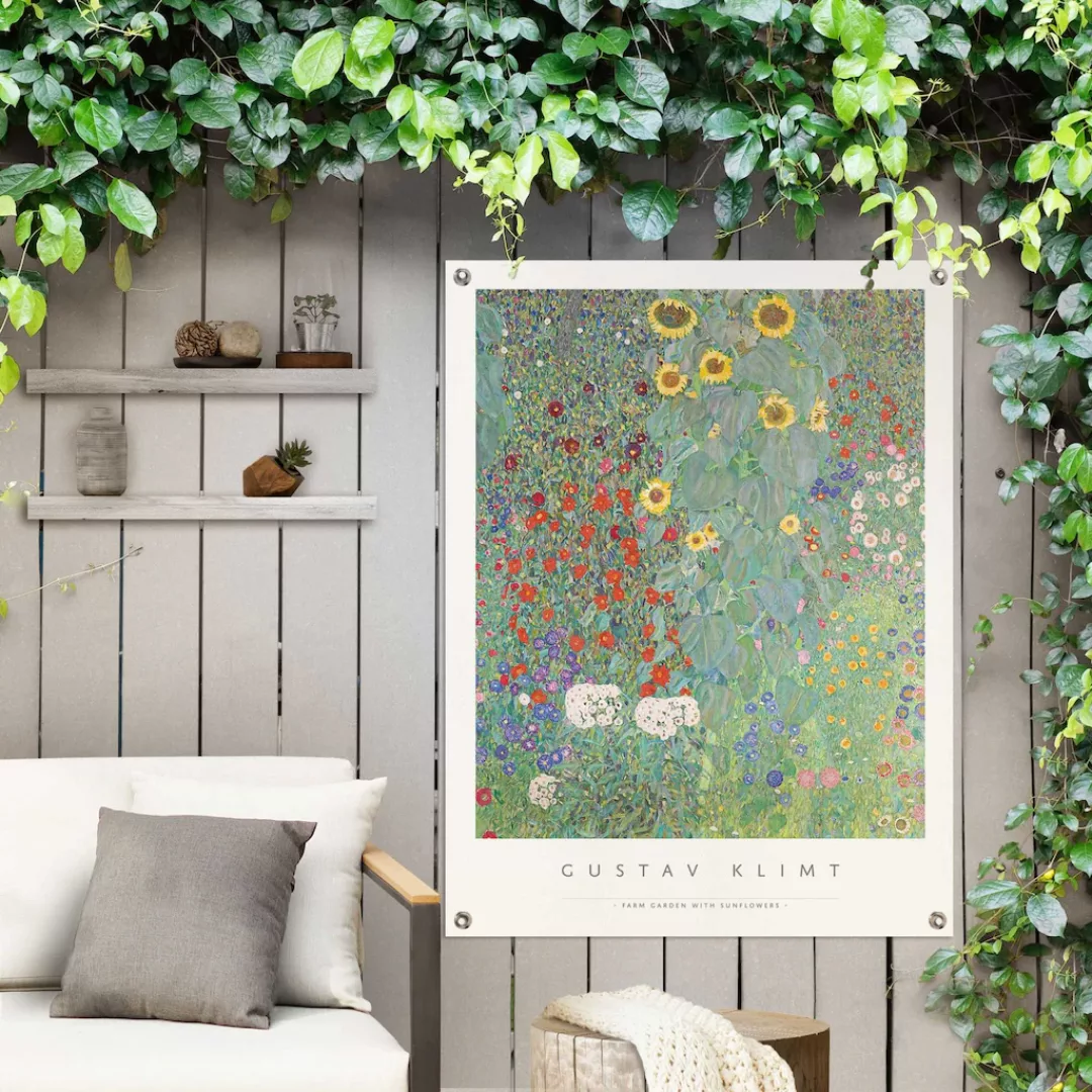 Reinders! Poster »Gustav Klimt - Sonnenblumen« günstig online kaufen