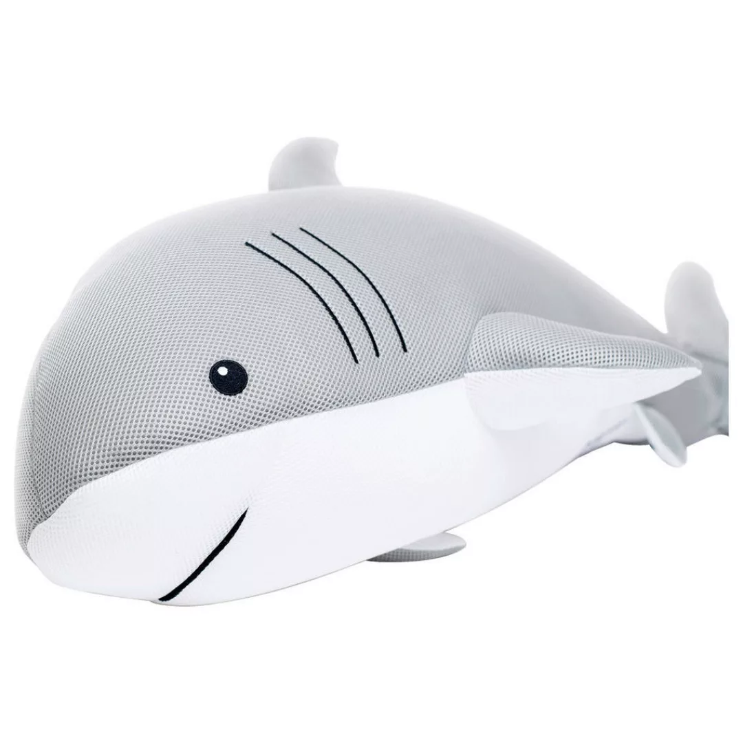 Westmann Sitzsack Schwimmtier Hai grau Kunststoff B/H/T: ca. 111x38x45 cm günstig online kaufen