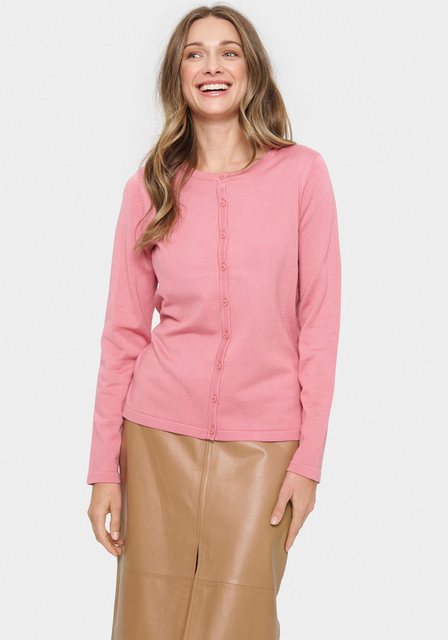 Saint Tropez Strickjacke A8661, MilaSZ R-Neck Cardigan günstig online kaufen