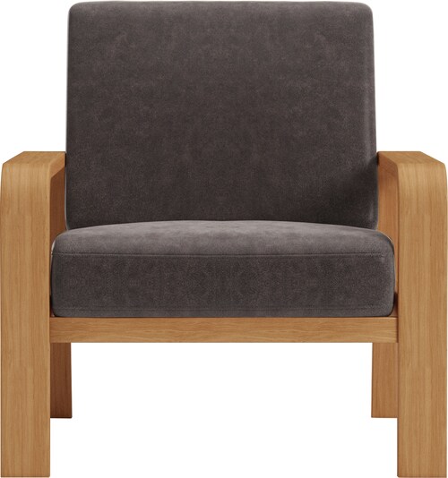 sit&more Sessel »Kolding«, Armlehnen aus eichefarbigem Buchenholz, verschie günstig online kaufen