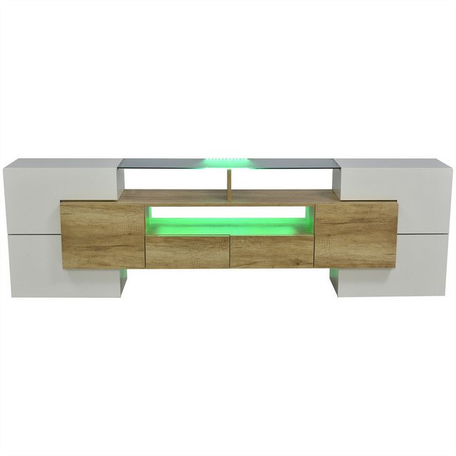 XDOVET TV-Schrank LED TV Lowboard,TV-Ständer,Stilvoller TV-Schrank mit LED- günstig online kaufen