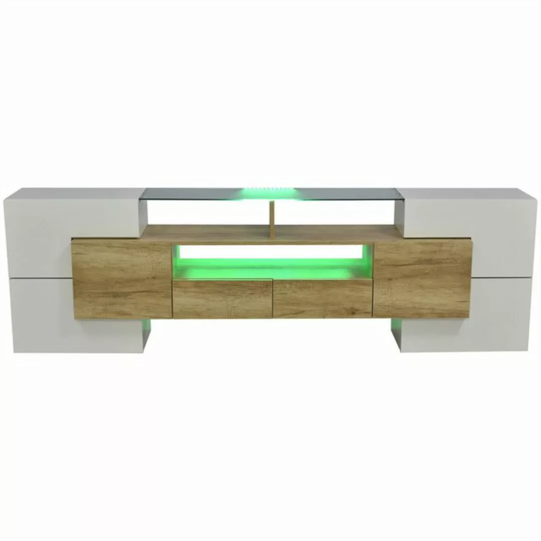 XDOVET TV-Schrank LED TV Lowboard,TV-Ständer,Stilvoller TV-Schrank mit LED- günstig online kaufen