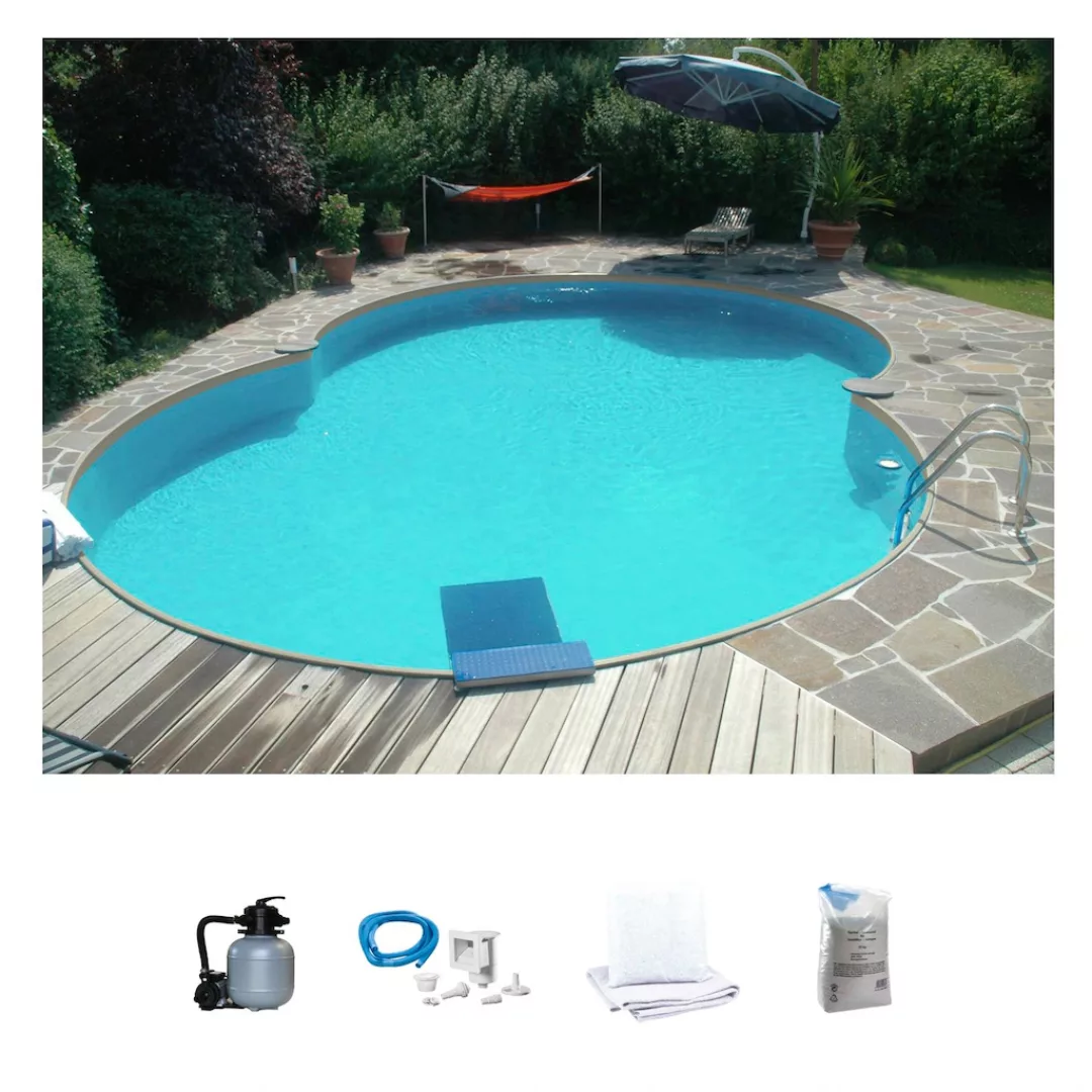 my POOL BWT Achtformpool "MONTANA", (Komplett-Set, 5 tlg.), in verschiedene günstig online kaufen