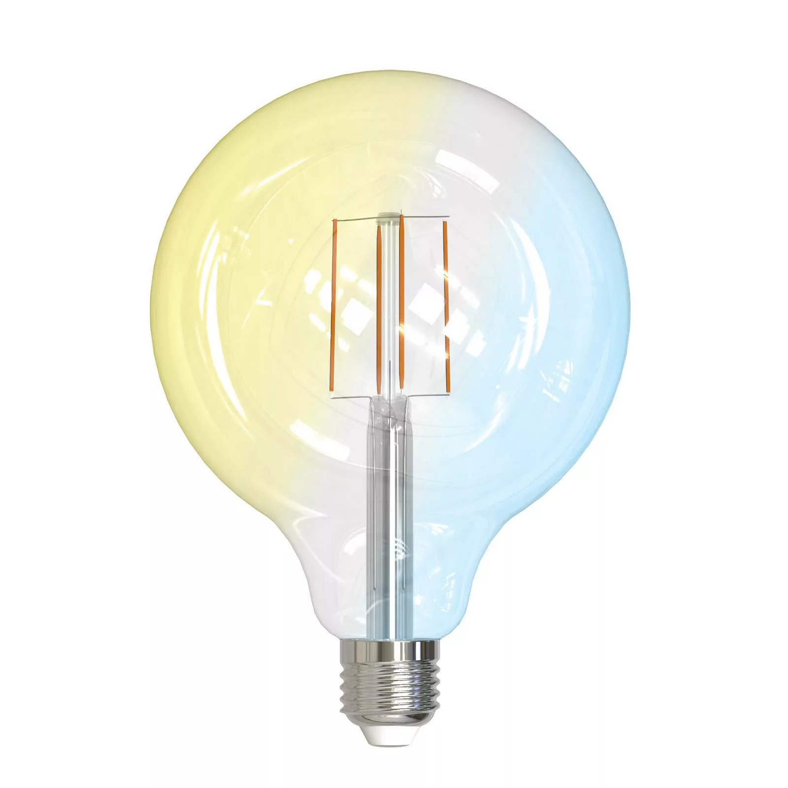 LUUMR Smart LED-Leuchtmittel klar E27 G125 7W Tuya WLAN CCT günstig online kaufen