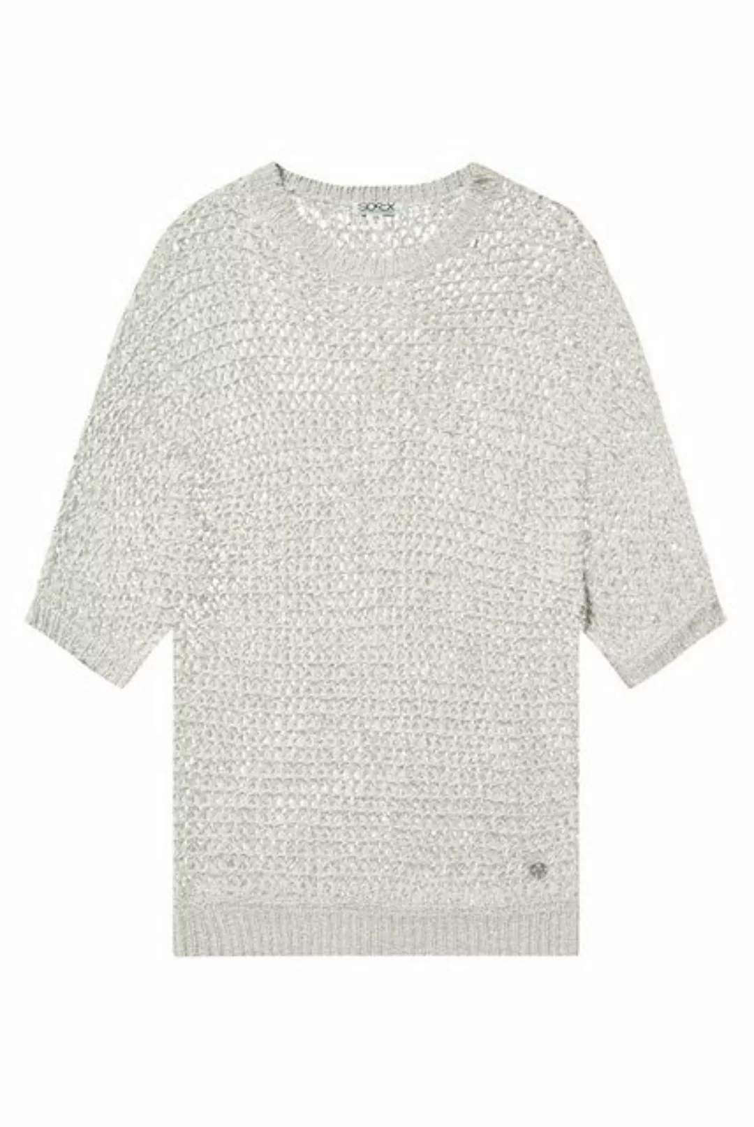 SOCCX Strickpullover (1-tlg) Lochmuster günstig online kaufen