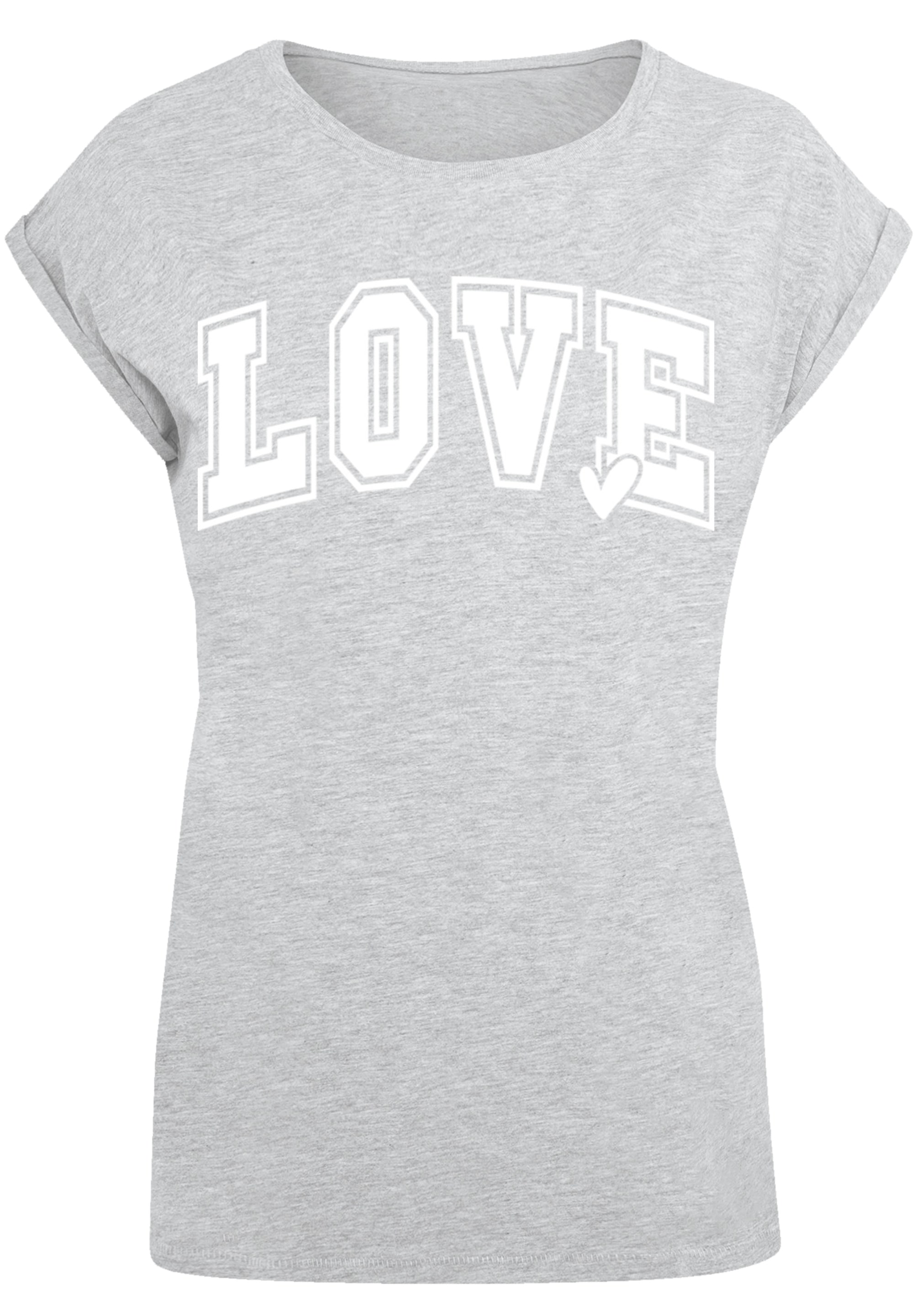 F4NT4STIC T-Shirt "Love University Valentinstag Herz", Premium Qualität günstig online kaufen