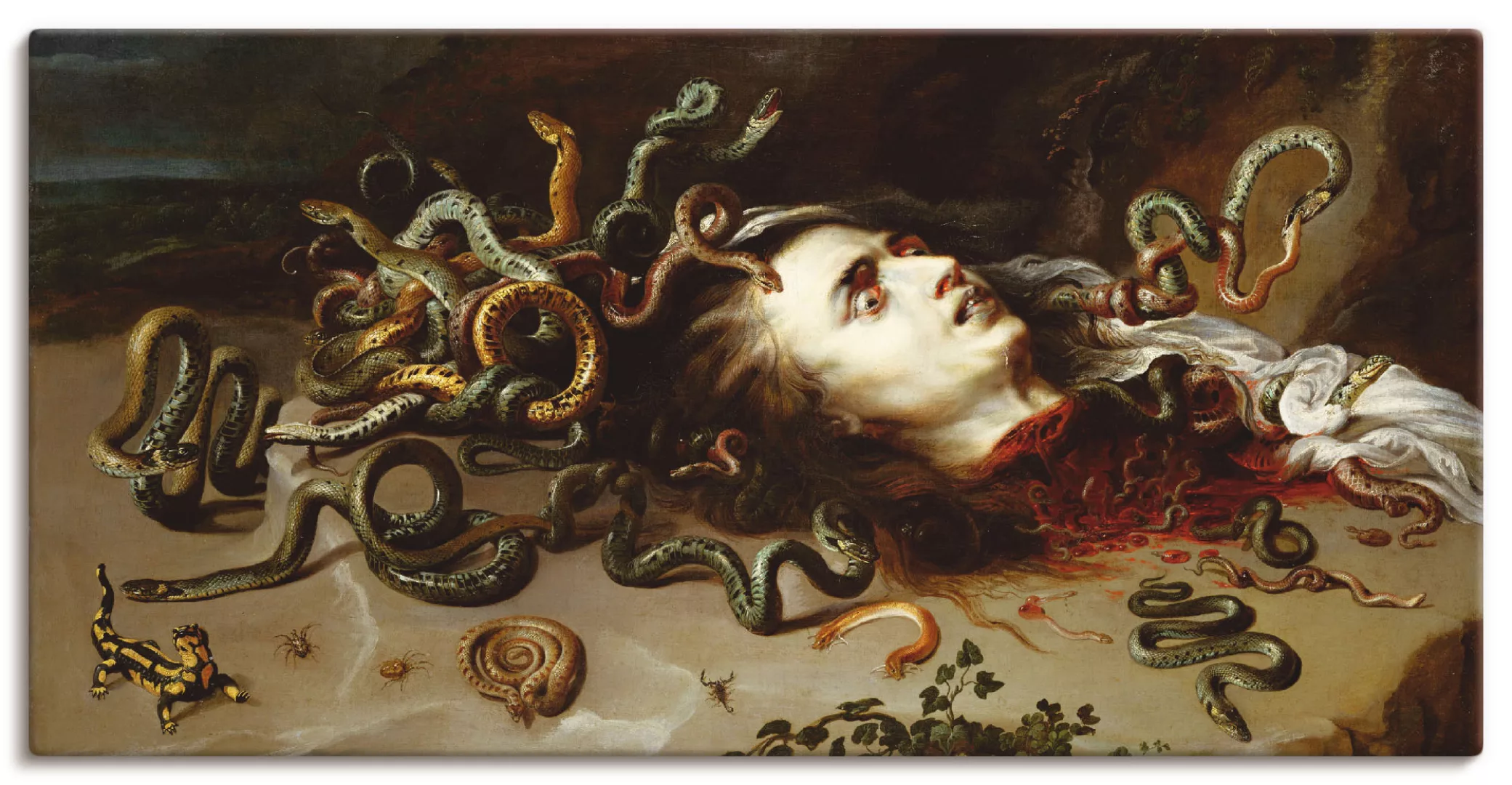 Artland Wandbild »Das Haupt der Medusa«, klassische Fantasie, (1 St.), als günstig online kaufen