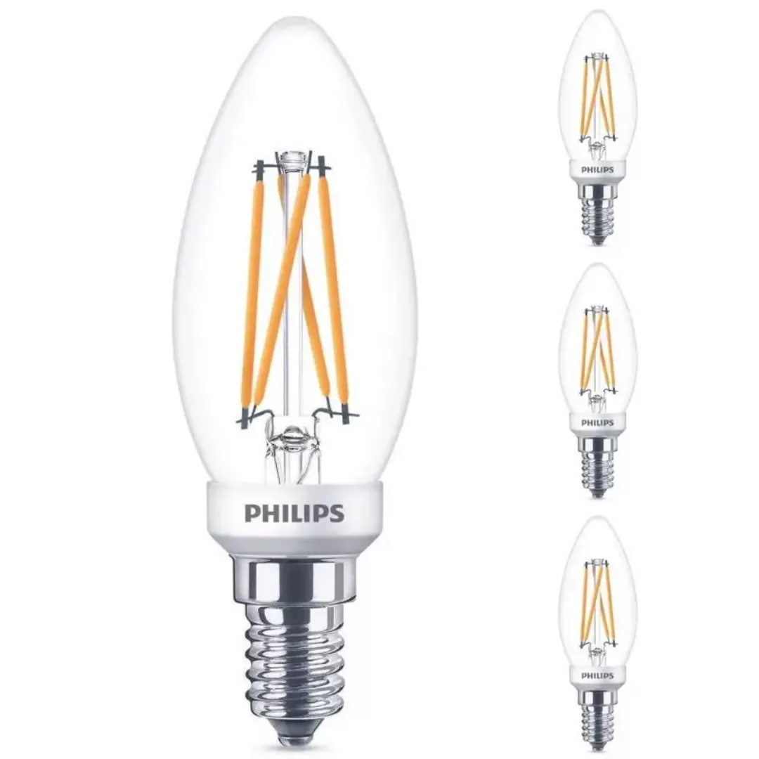 Philips LED Lampe ersetzt 25 W, E14 Kerzenform B35, klar, warmweiß, 270 Lum günstig online kaufen