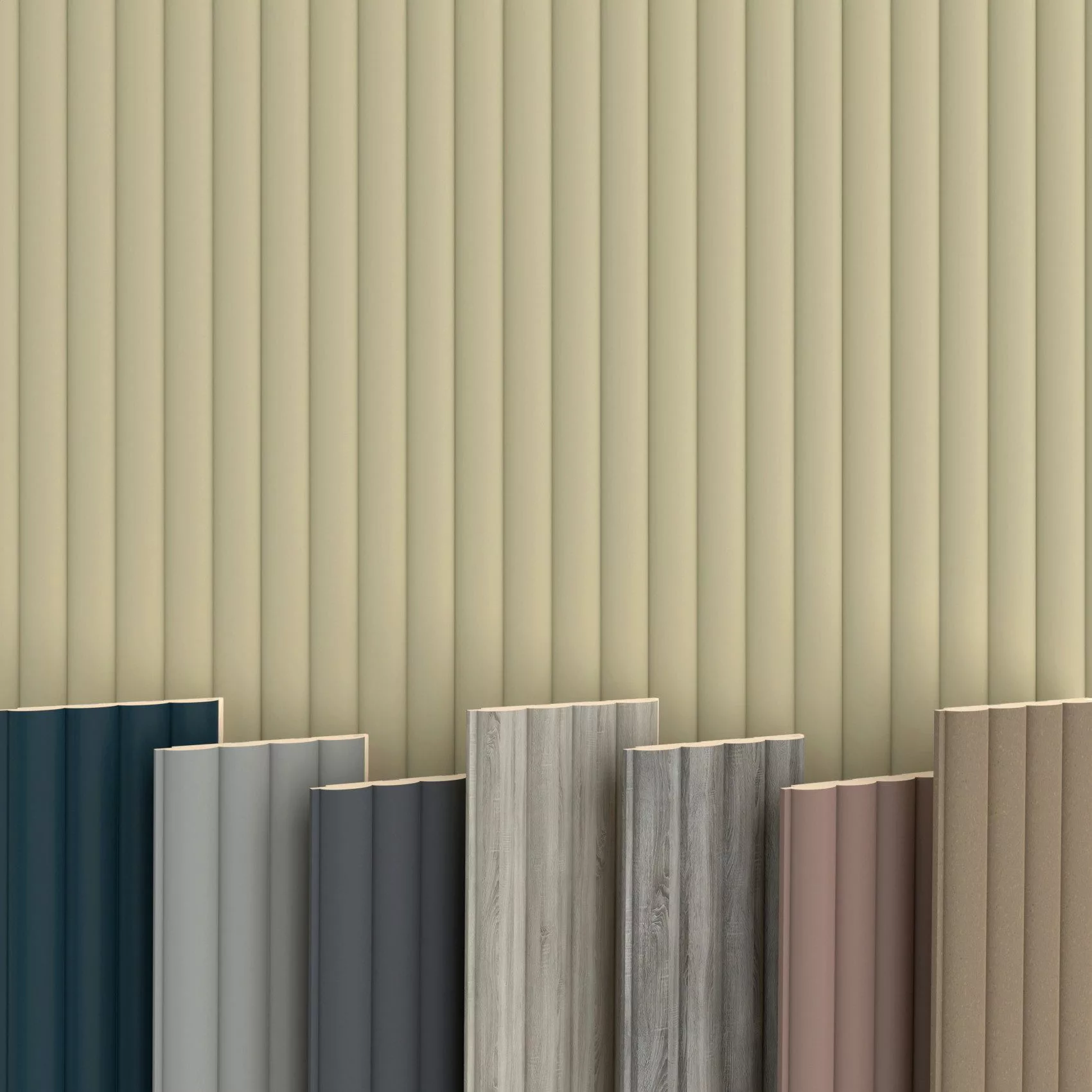 Hexim Wanddekoobjekt Wave De Luxe Palomino günstig online kaufen